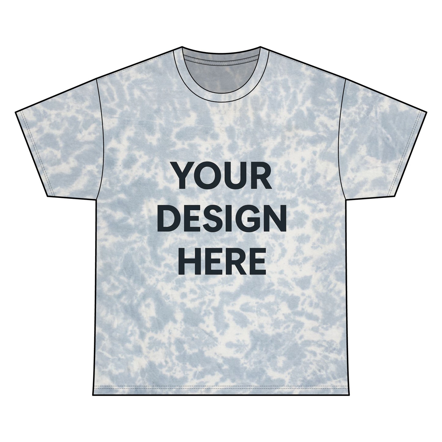 Custom Gildan 5000 Tie-Dye T-Shirt Personalized Heavy Cotton Tee Vibrant Swirl Design Custom Logo, Text, or Artwork Unisex Retro Shirt