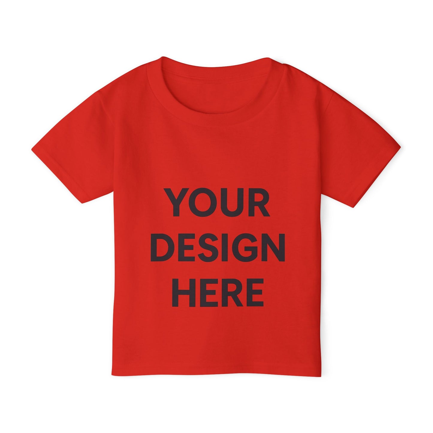 Custom Gildan 5100P Toddler T-Shirt Personalized Heavy Cotton Kids Tee Custom Name, Logo or Design Soft Durable Preshrunk Cotton Shirt