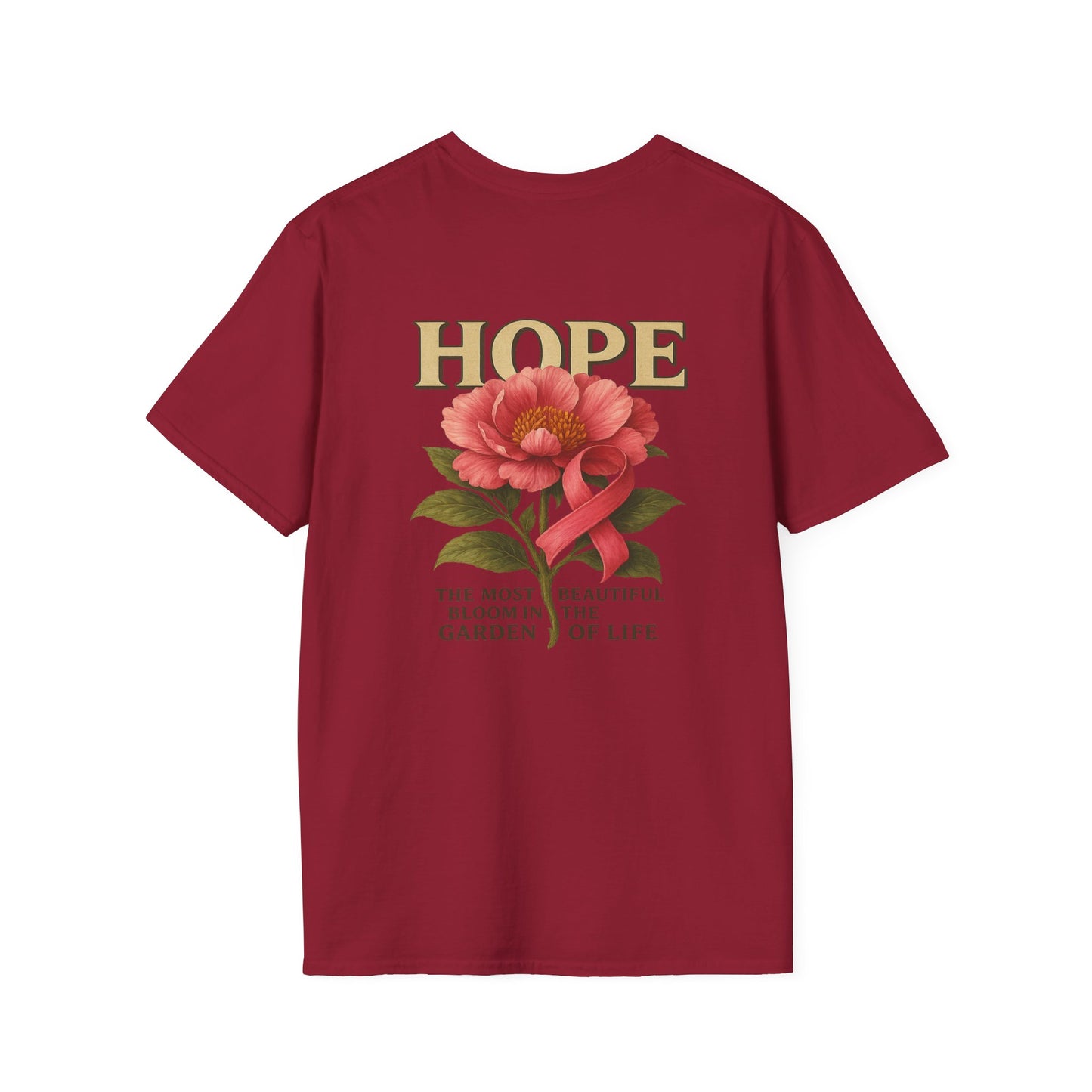 Floral Hope T-Shirt - Inspirational Gift for Garden Lovers, Perfect for Birthdays, Mother's Day, or Encouragement