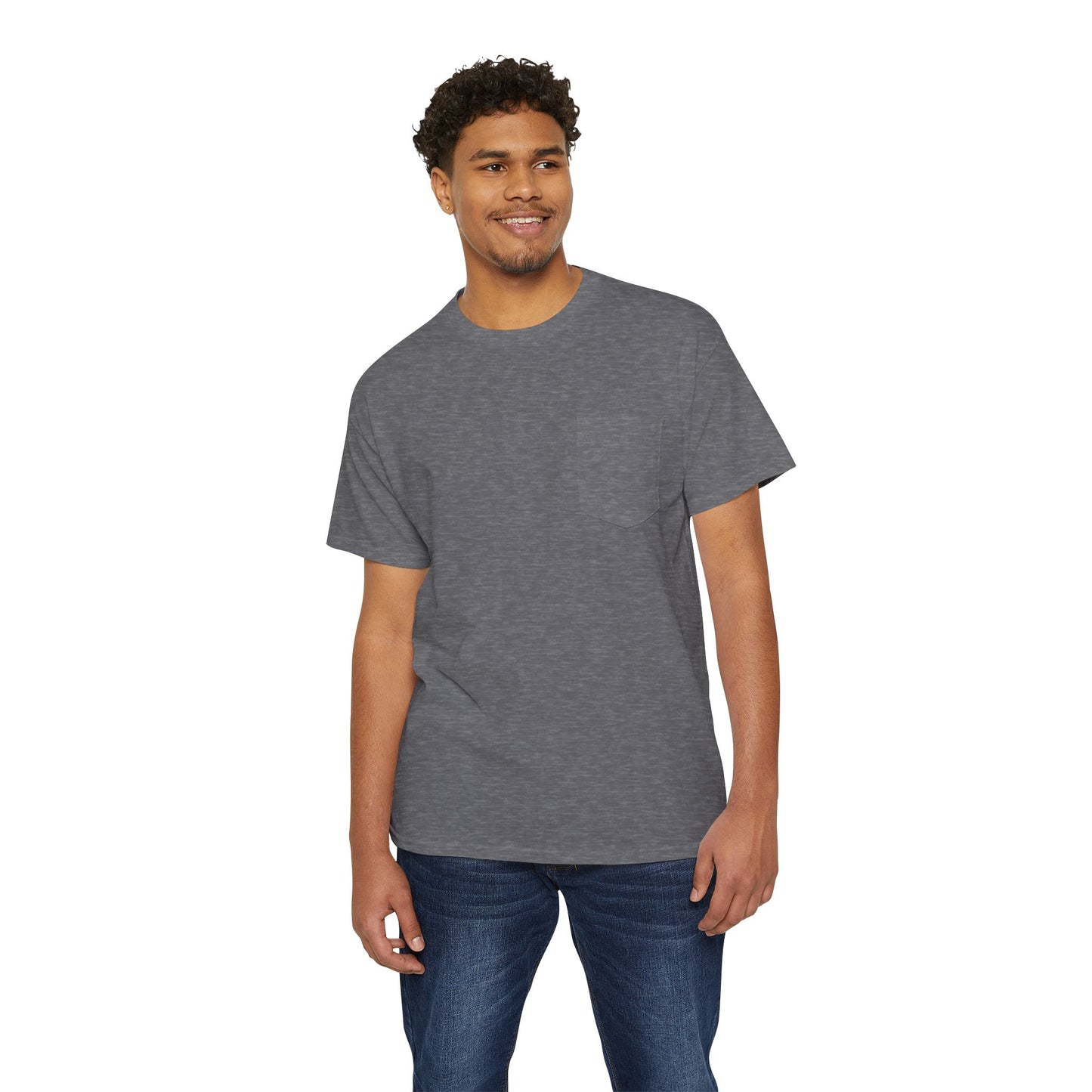 Custom Gildan 5300 Pocket T-Shirt Personalized Heavy Cotton Tee Custom Logo or Text Unisex Pocket Tee for Work, Events & Everyday Wear