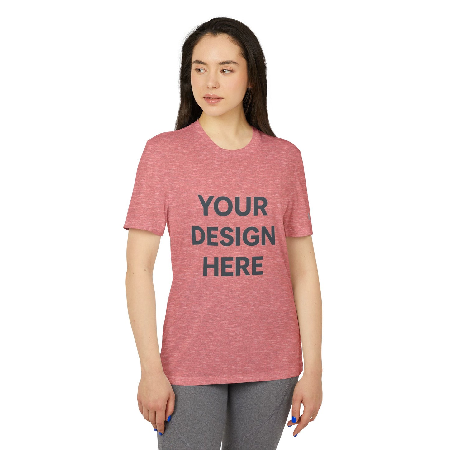 Custom Adidas A376 Sport T-Shirt Personalized Performance Tee Moisture-Wicking Athletic Shirt Custom Logo or Text Unisex Training & Teamwear