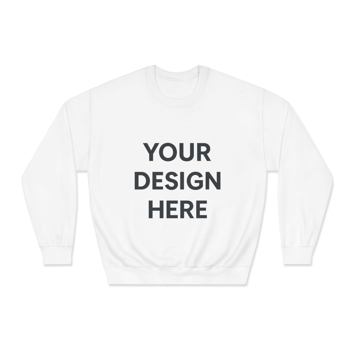 Custom Gildan 12000 DryBlend Crewneck Sweatshirt Personalized Moisture-Wicking Fleece Pullover Custom Logo, Text, or Design Unisex Cotton-Poly Sweatshirt