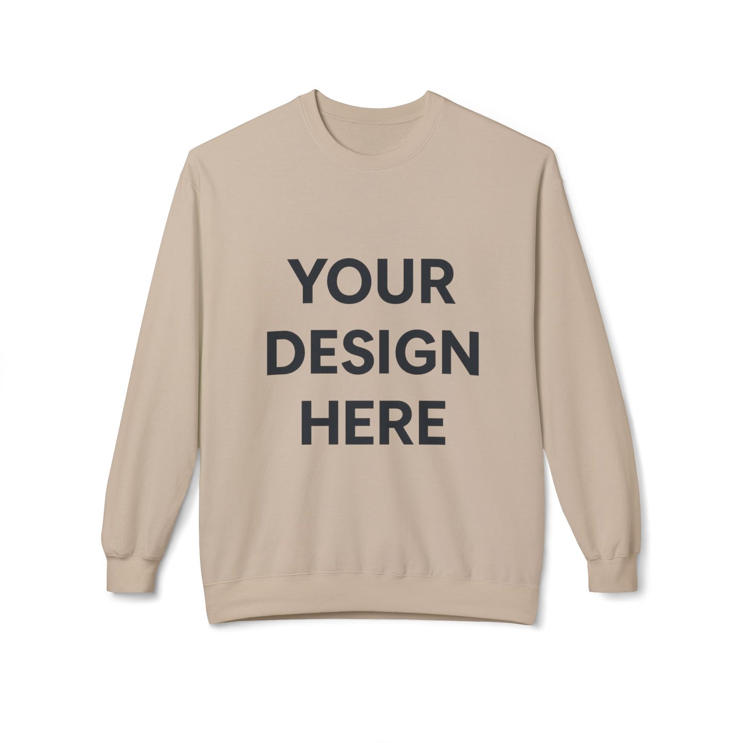 Cozy Customizable Crewneck Sweatshirt - Personalized Gift for Him/Her, Perfect for Fall/Winter, Unique Holiday Gifts, DIY Design
