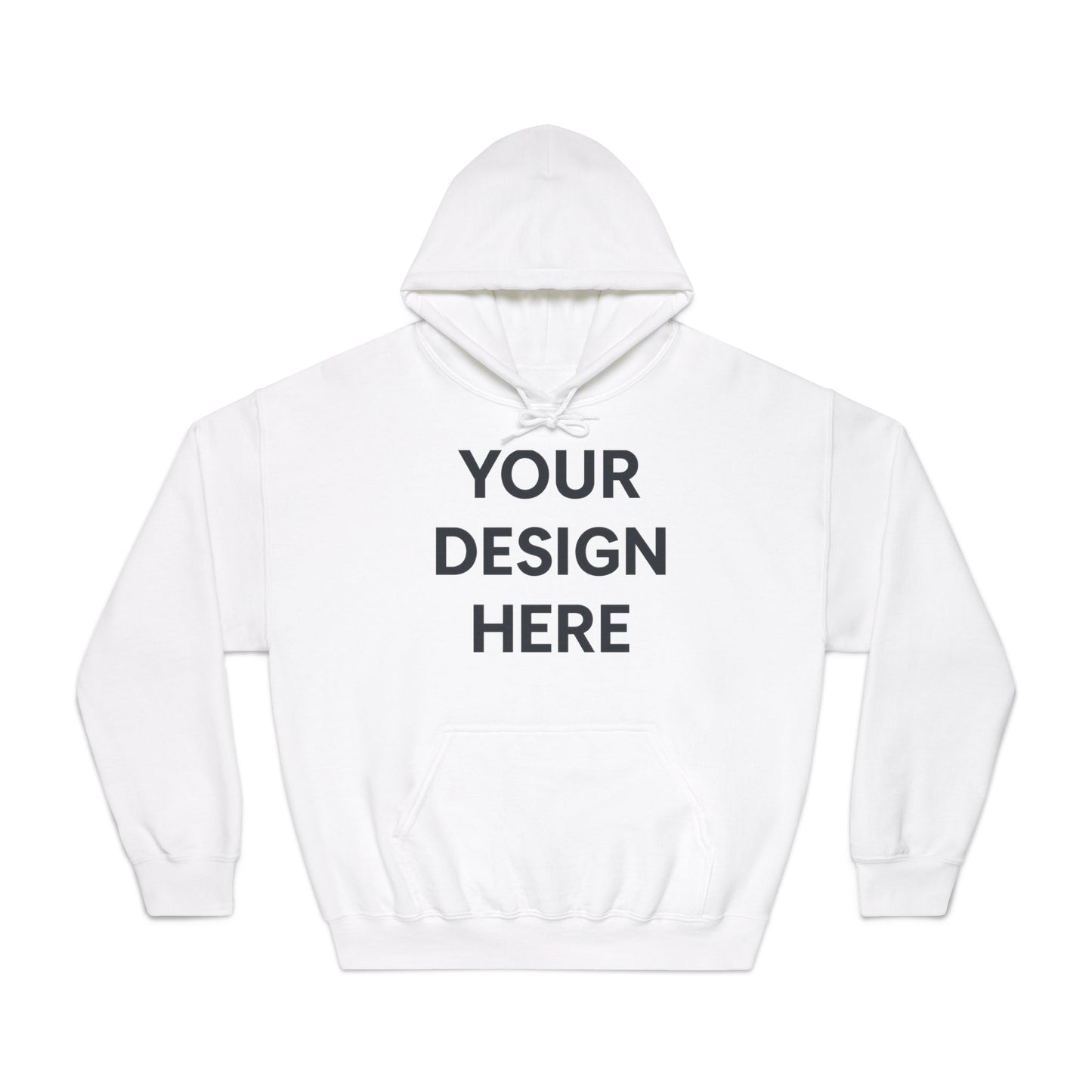 Custom Gildan 12500 DryBlend Hoodie Personalized Moisture-Wicking Fleece Sweatshirt Custom Logo, Text or Design Unisex Cotton-Poly Pullover
