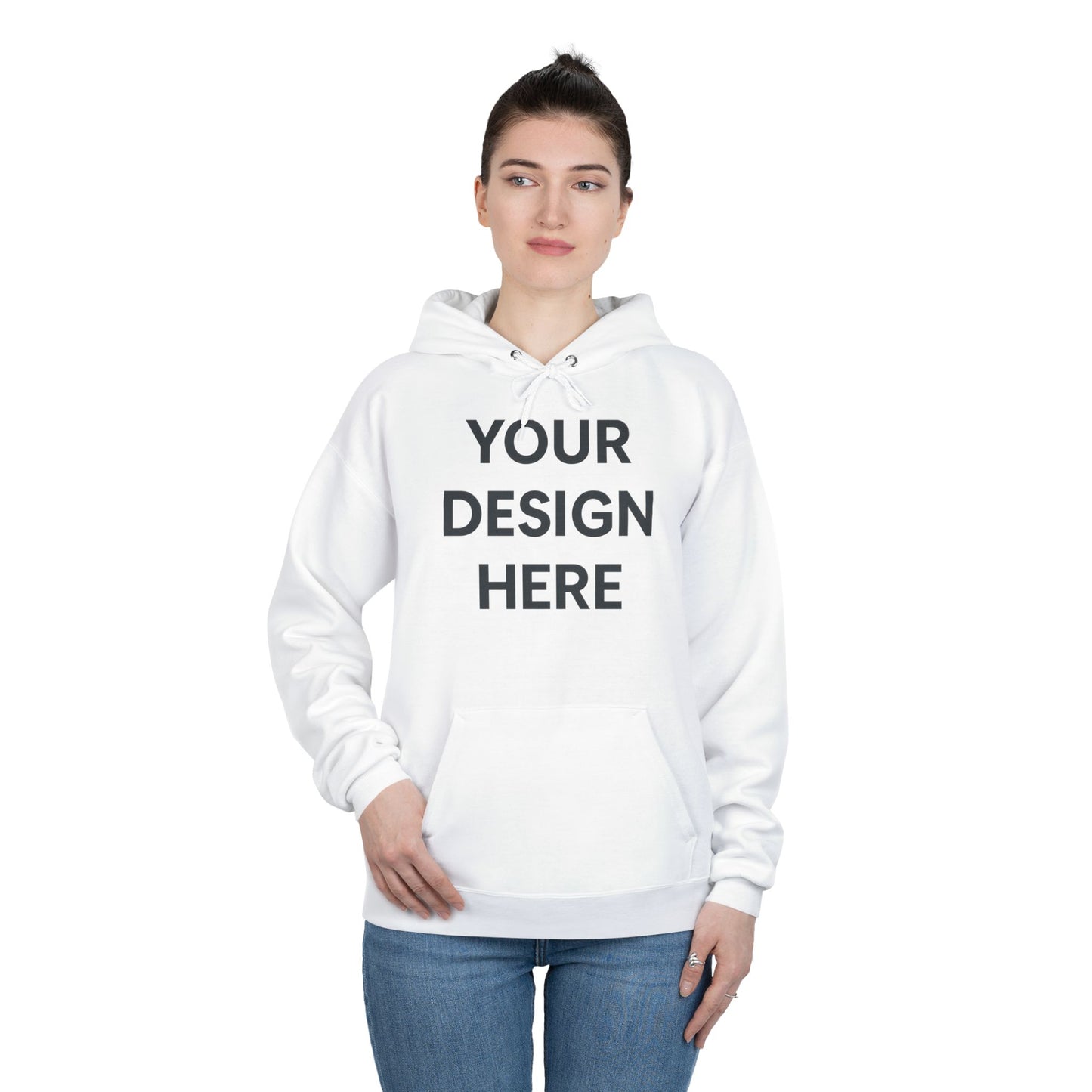 Custom Personalizable Hanes P170 EcoSmart Pullover Hoodie Sweatshirt Unisex Recycled Fleece Hoodie Sustainable Custom Hoodie with Logo or Name