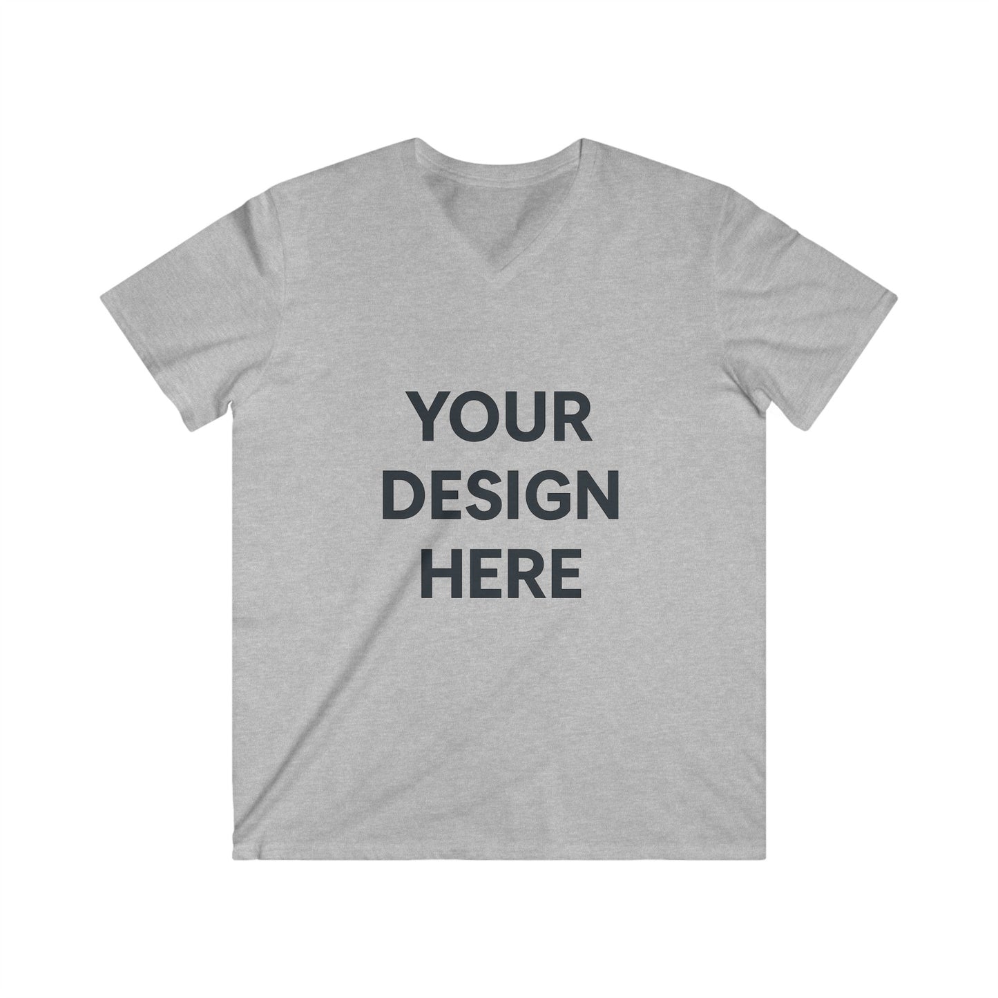Custom Gildan 64V00 V-Neck T-Shirt Personalized Softstyle Cotton Tee Unisex Short Sleeve Shirt Custom Logo, Text, or Design