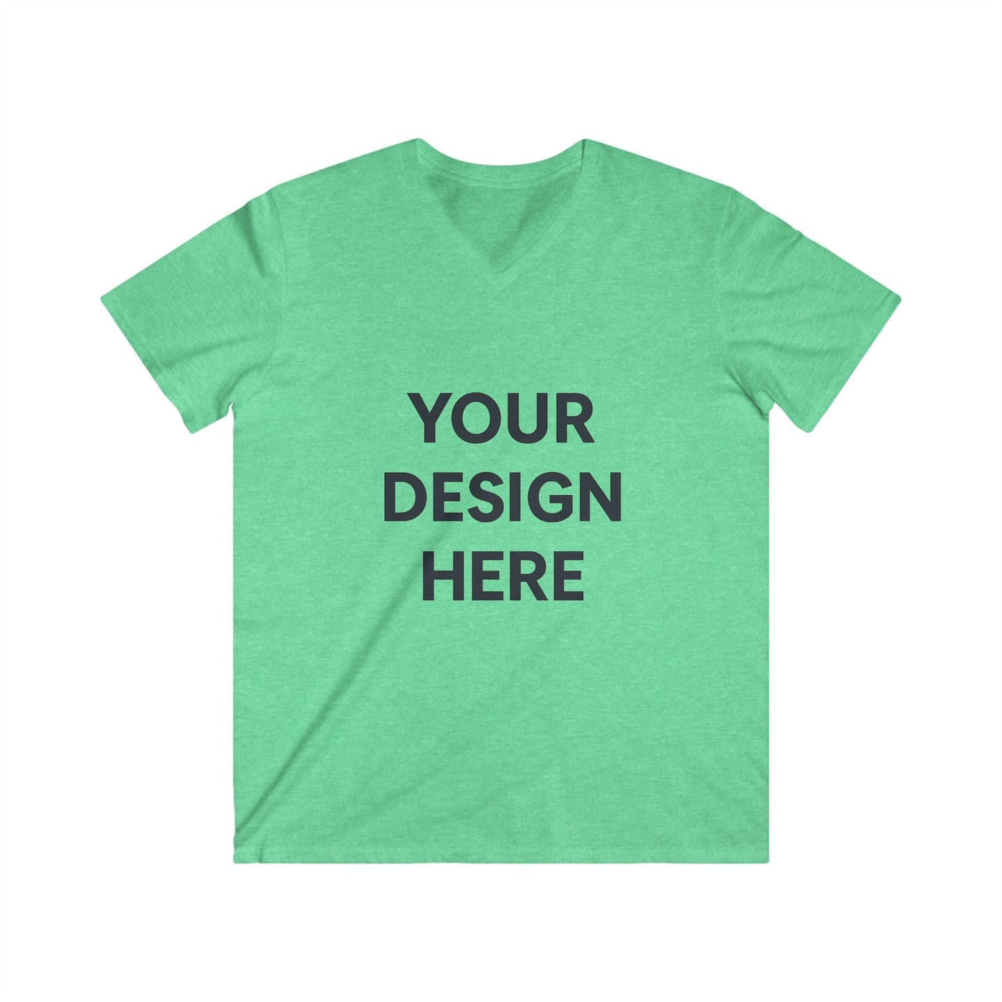 Custom Gildan 64V00 V-Neck T-Shirt Personalized Softstyle Cotton Tee Unisex Short Sleeve Shirt Custom Logo, Text, or Design