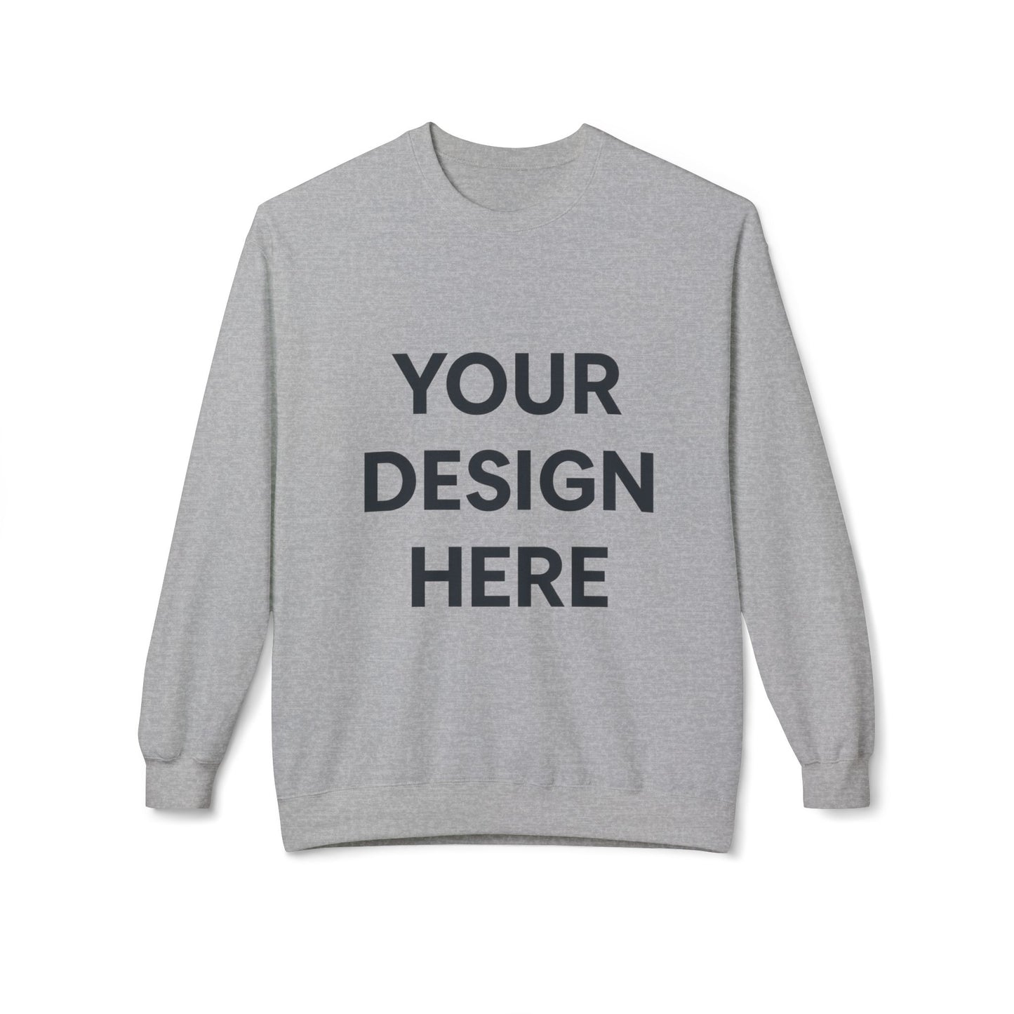Cozy Customizable Crewneck Sweatshirt - Personalized Gift for Him/Her, Perfect for Fall/Winter, Unique Holiday Gifts, DIY Design