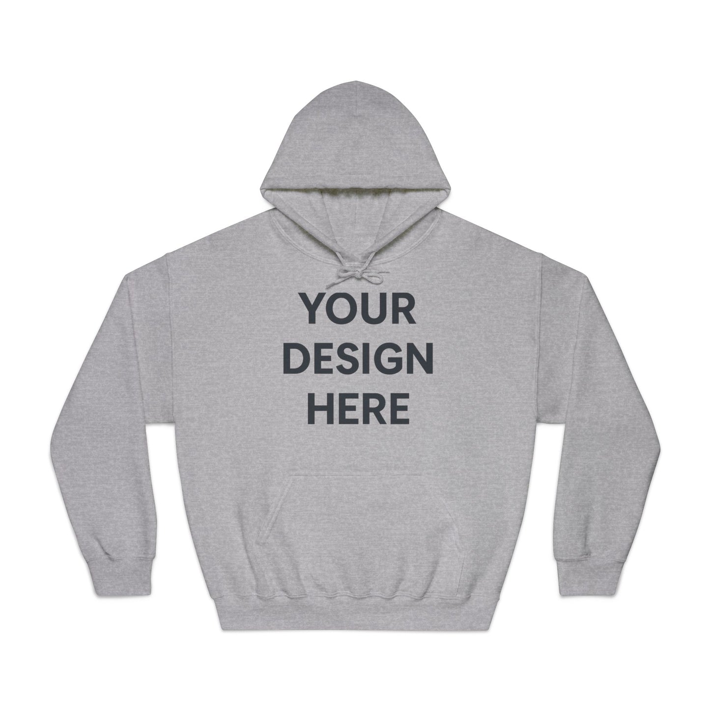 Custom Gildan 12500 DryBlend Hoodie Personalized Moisture-Wicking Fleece Sweatshirt Custom Logo, Text or Design Unisex Cotton-Poly Pullover