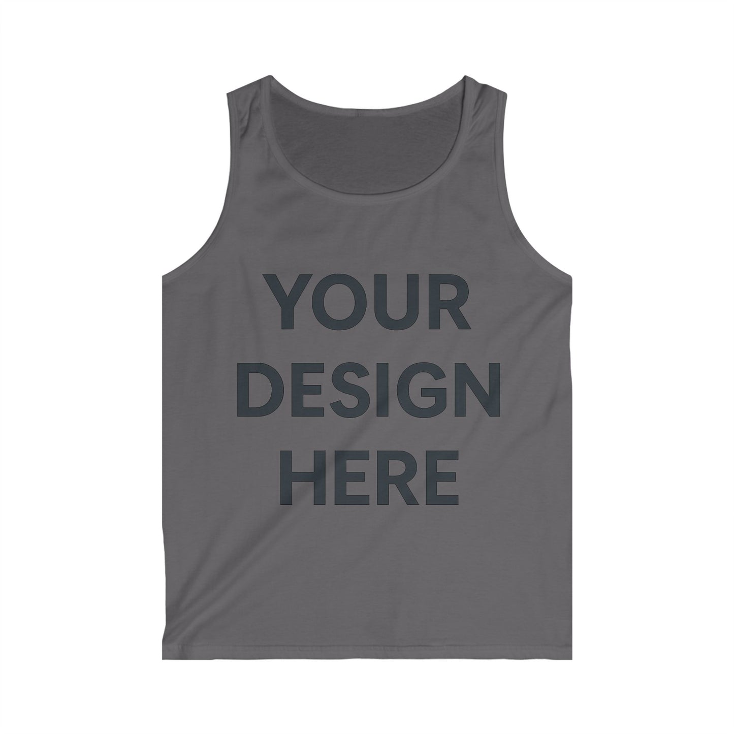 Custom Gildan GD12 Softstyle Tank Top Personalized Lightweight Cotton Tank Custom Logo, Text, or Design Unisex Summer Sleeveless Shirt