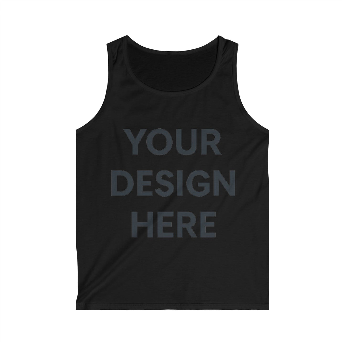Custom Gildan GD12 Softstyle Tank Top Personalized Lightweight Cotton Tank Custom Logo, Text, or Design Unisex Summer Sleeveless Shirt