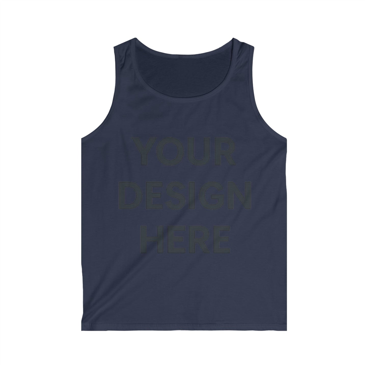 Custom Gildan GD12 Softstyle Tank Top Personalized Lightweight Cotton Tank Custom Logo, Text, or Design Unisex Summer Sleeveless Shirt