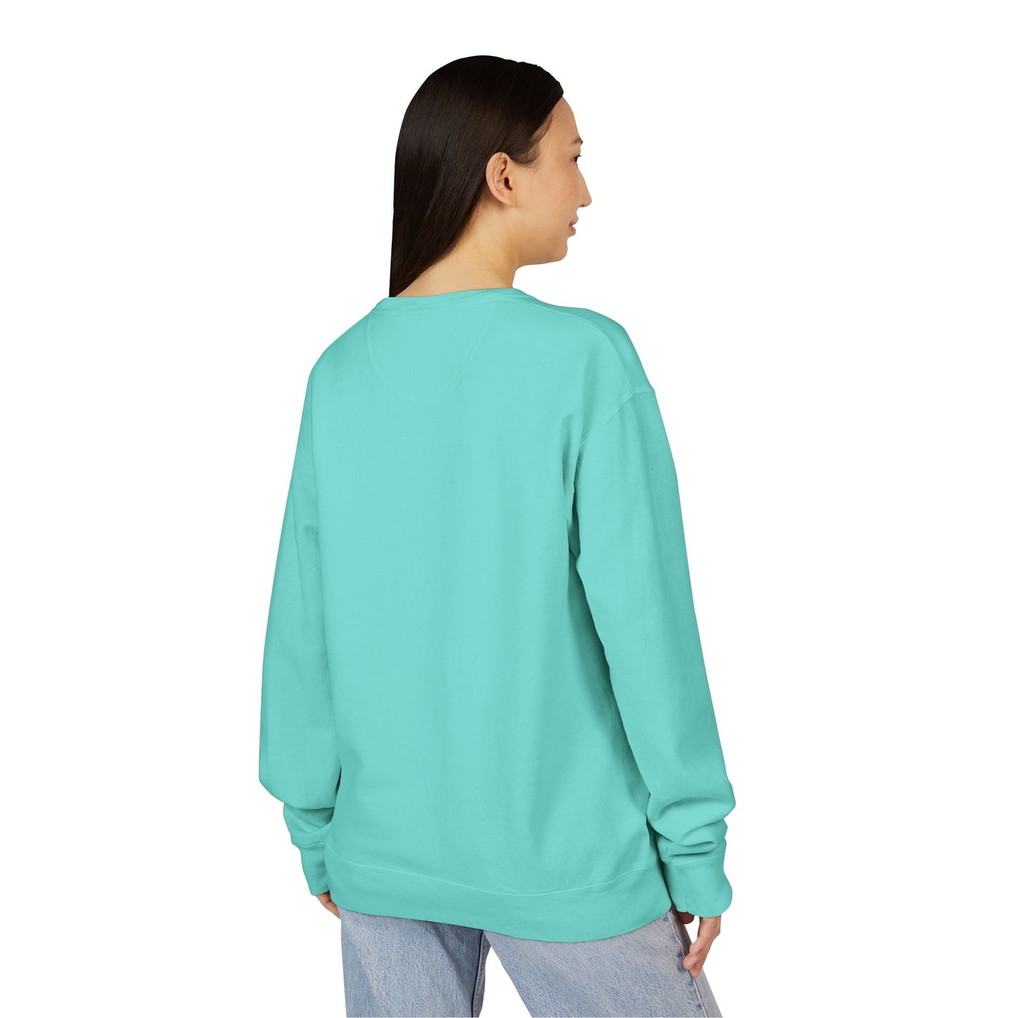 Custom Hanes GDH400 ComfortWash Crewneck Sweatshirt Personalized Garment-Dyed Fleece Pullover Vintage Soft Cotton Blend Custom Logo, Text, or Design
