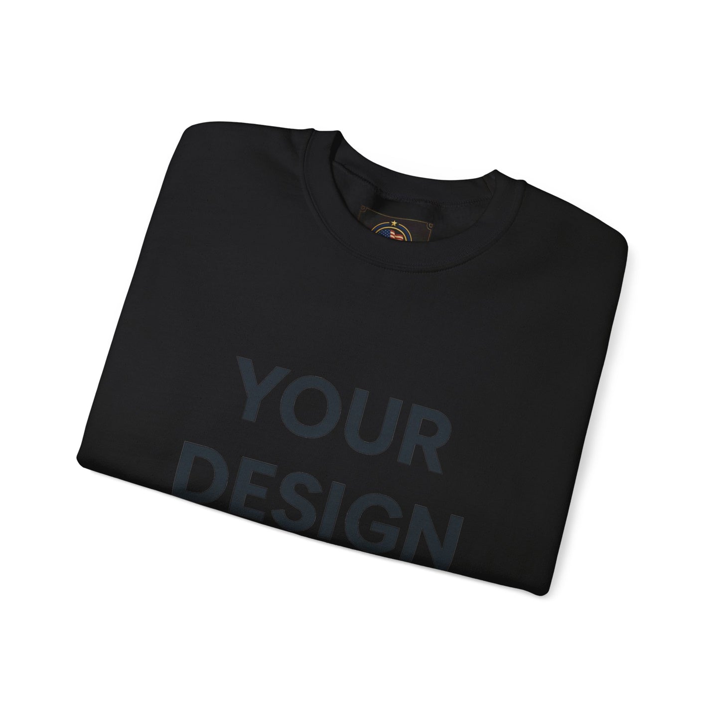 Custom Gildan 18000 Crewneck Sweatshirt | Personalized Heavy Blend Fleece Pullover | Custom Logo, Text, or Design | Unisex Cozy Cotton-Poly Sweatshirt
