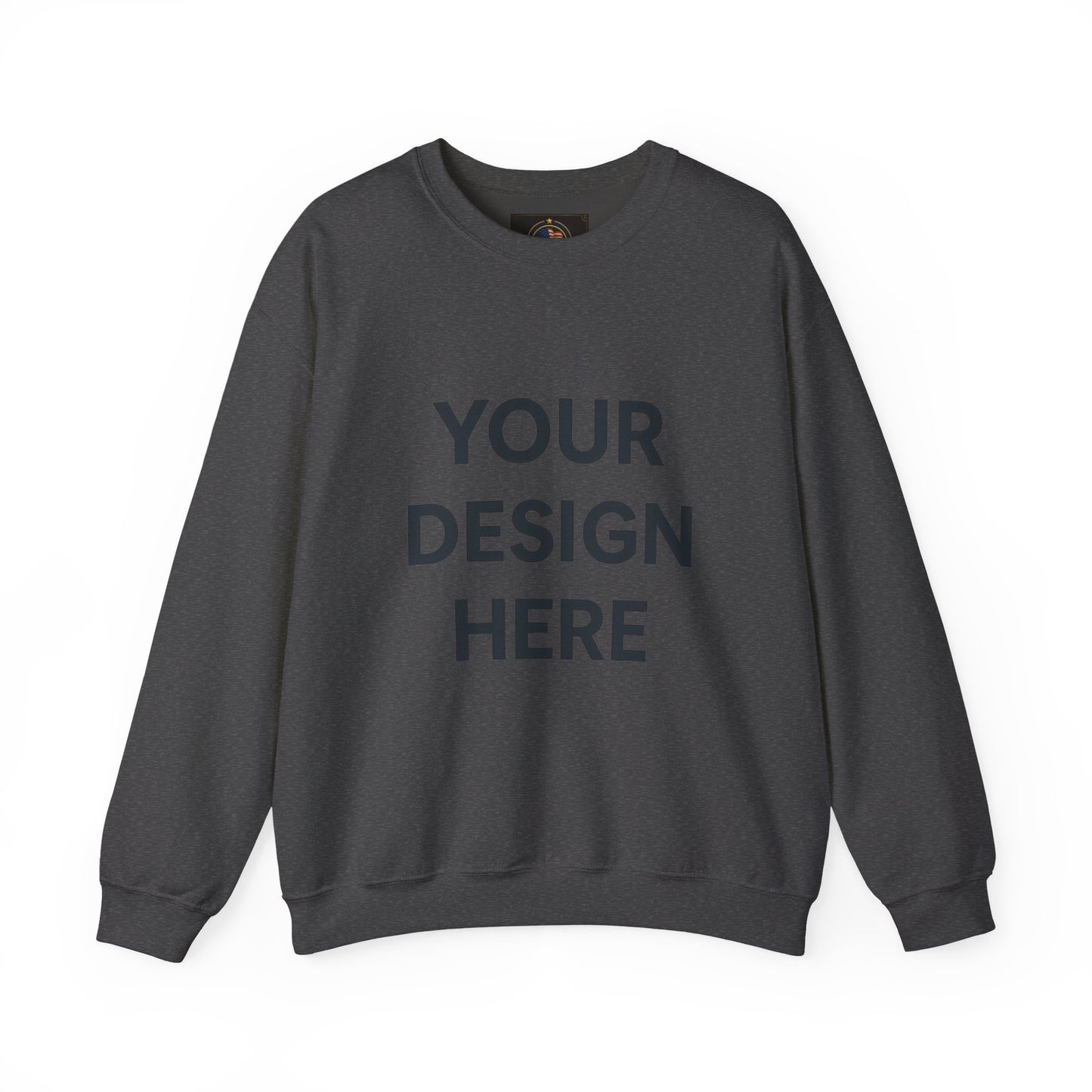 Custom Gildan 18000 Crewneck Sweatshirt | Personalized Heavy Blend Fleece Pullover | Custom Logo, Text, or Design | Unisex Cozy Cotton-Poly Sweatshirt