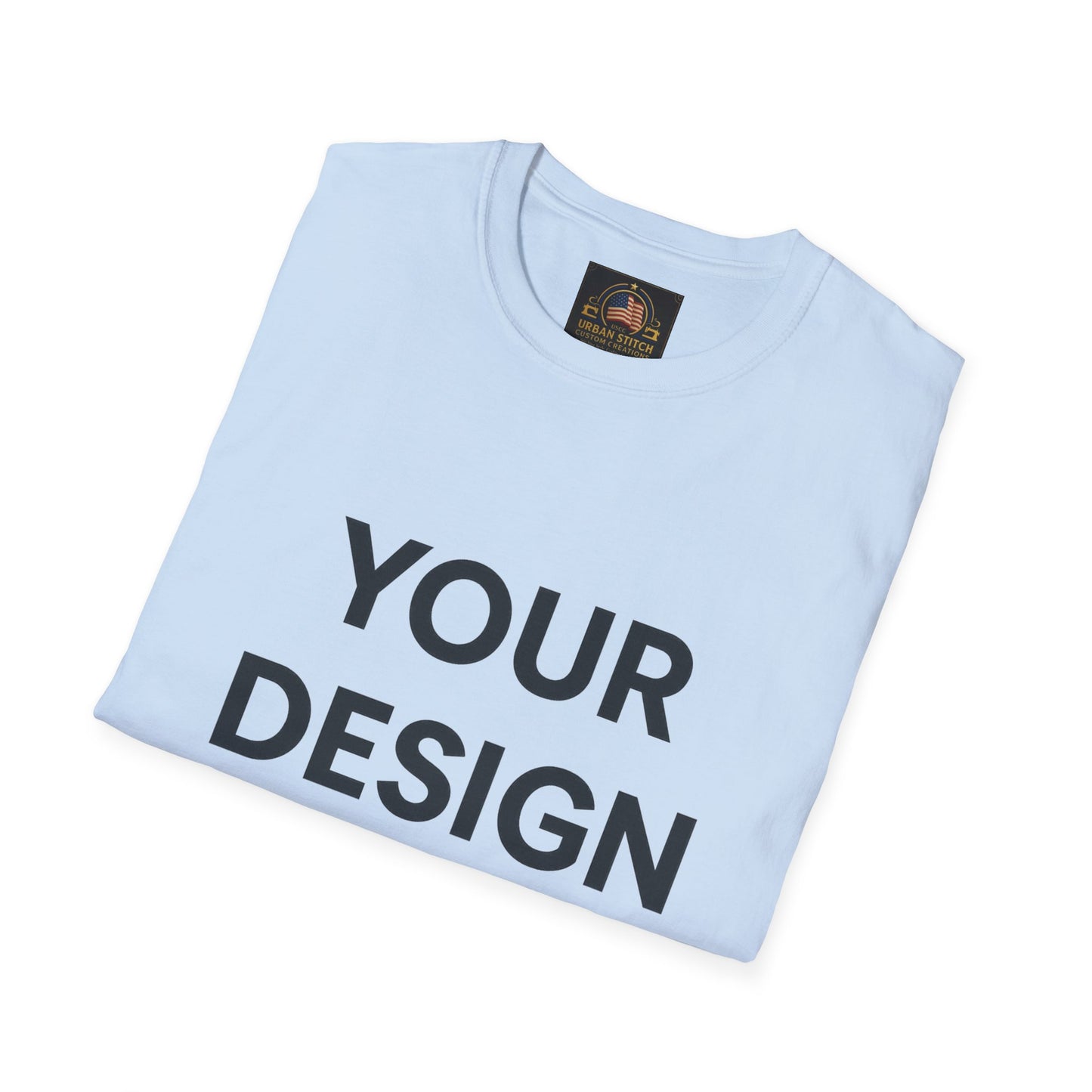 Custom Gildan 64000 Softstyle T-Shirt Personalized Unisex Tee Premium Cotton Blend Shirt for Men & Women Custom Logo, Text, or Design