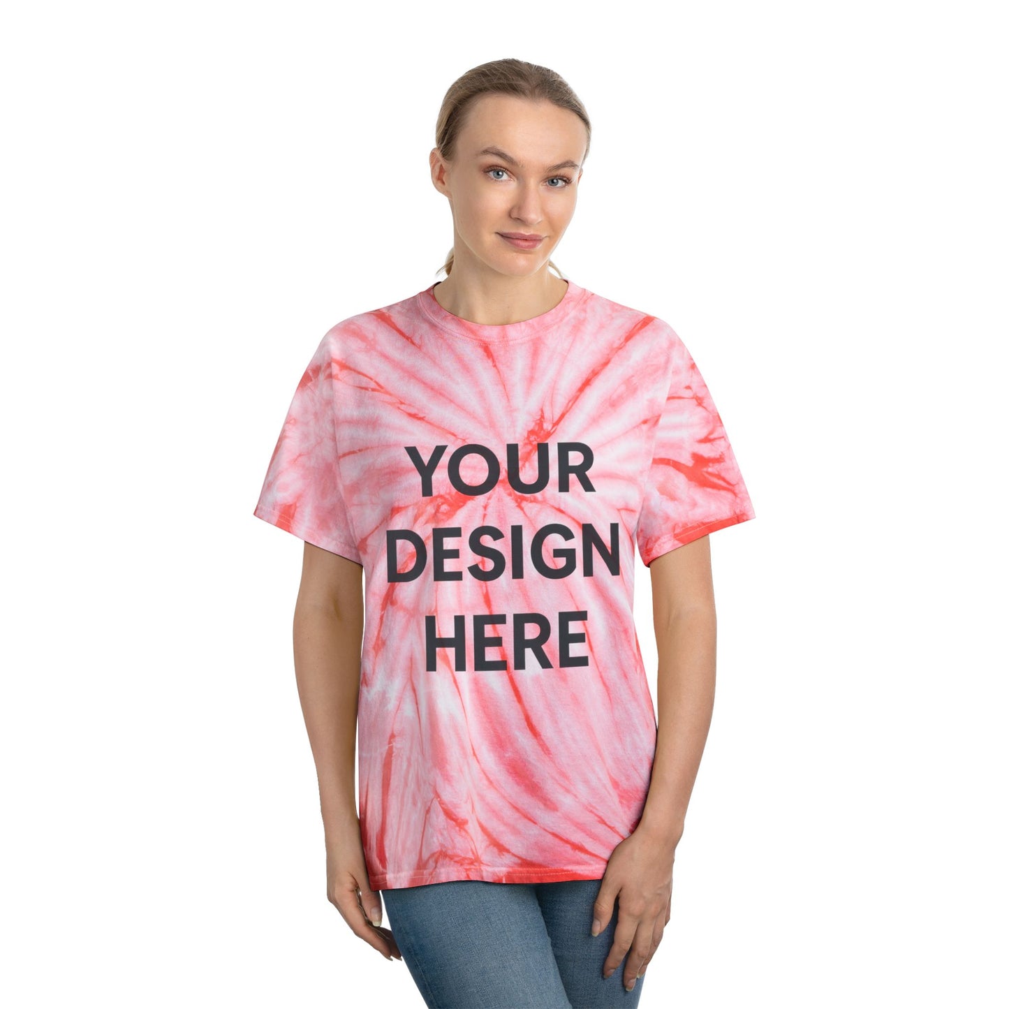 Custom Gildan 5000 Cyclone Tie-Dye T-Shirt Personalized Heavy Cotton Tee Swirl Pattern Retro Design Custom Logo, Text, or Artwork