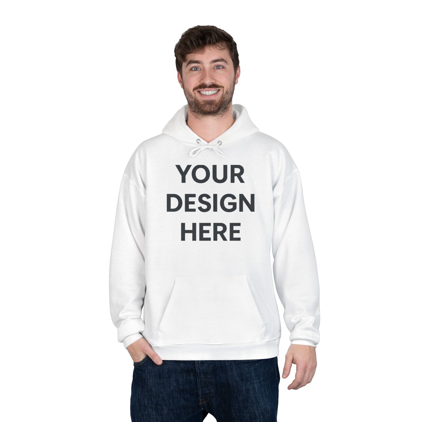 Custom Personalizable Hanes P170 EcoSmart Pullover Hoodie Sweatshirt Unisex Recycled Fleece Hoodie Sustainable Custom Hoodie with Logo or Name