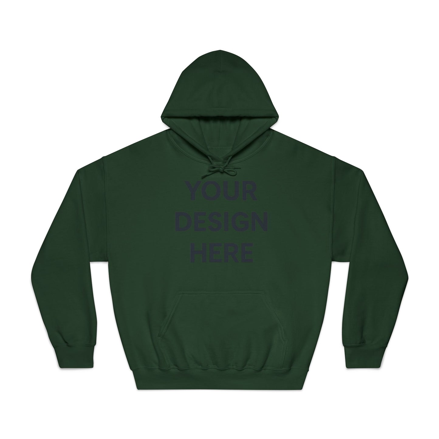 Custom Gildan 12500 DryBlend Hoodie Personalized Moisture-Wicking Fleece Sweatshirt Custom Logo, Text or Design Unisex Cotton-Poly Pullover
