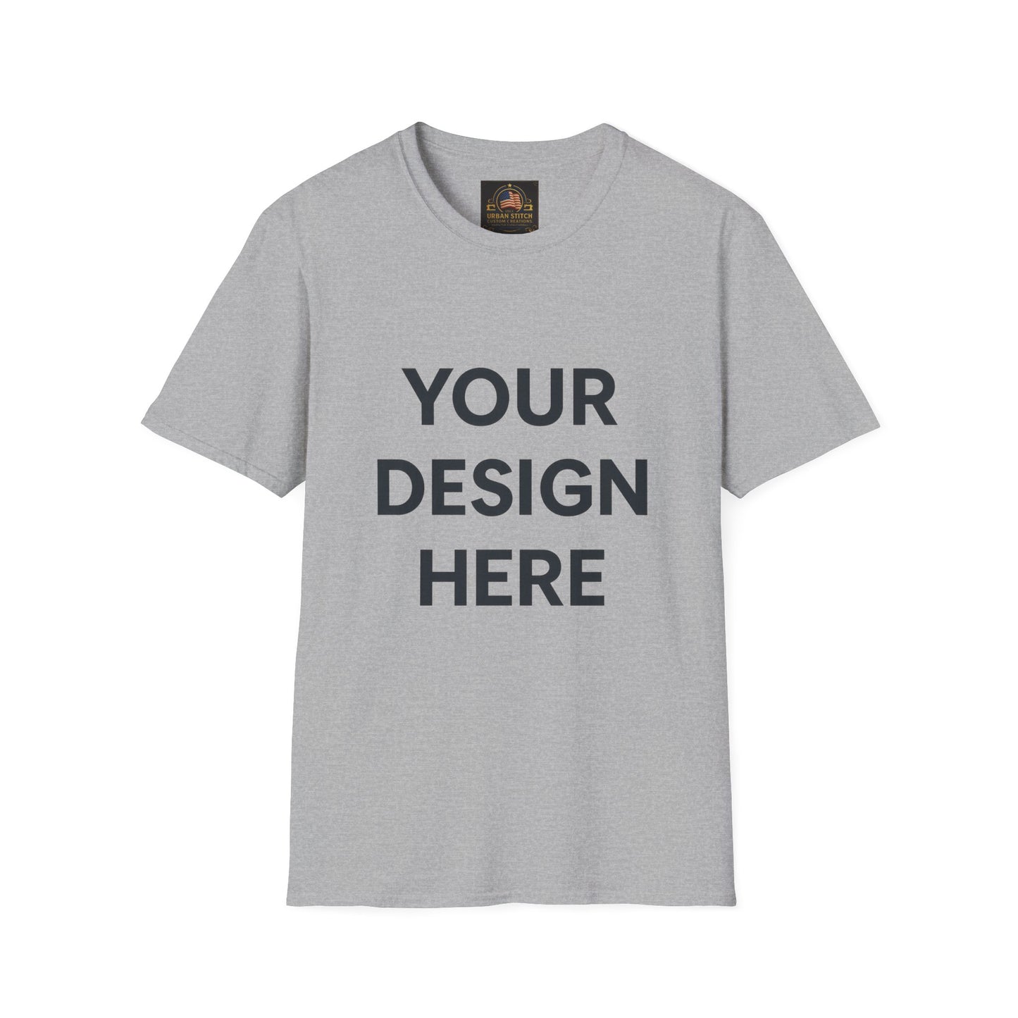 Custom Gildan 64000 Softstyle T-Shirt Personalized Unisex Tee Premium Cotton Blend Shirt for Men & Women Custom Logo, Text, or Design