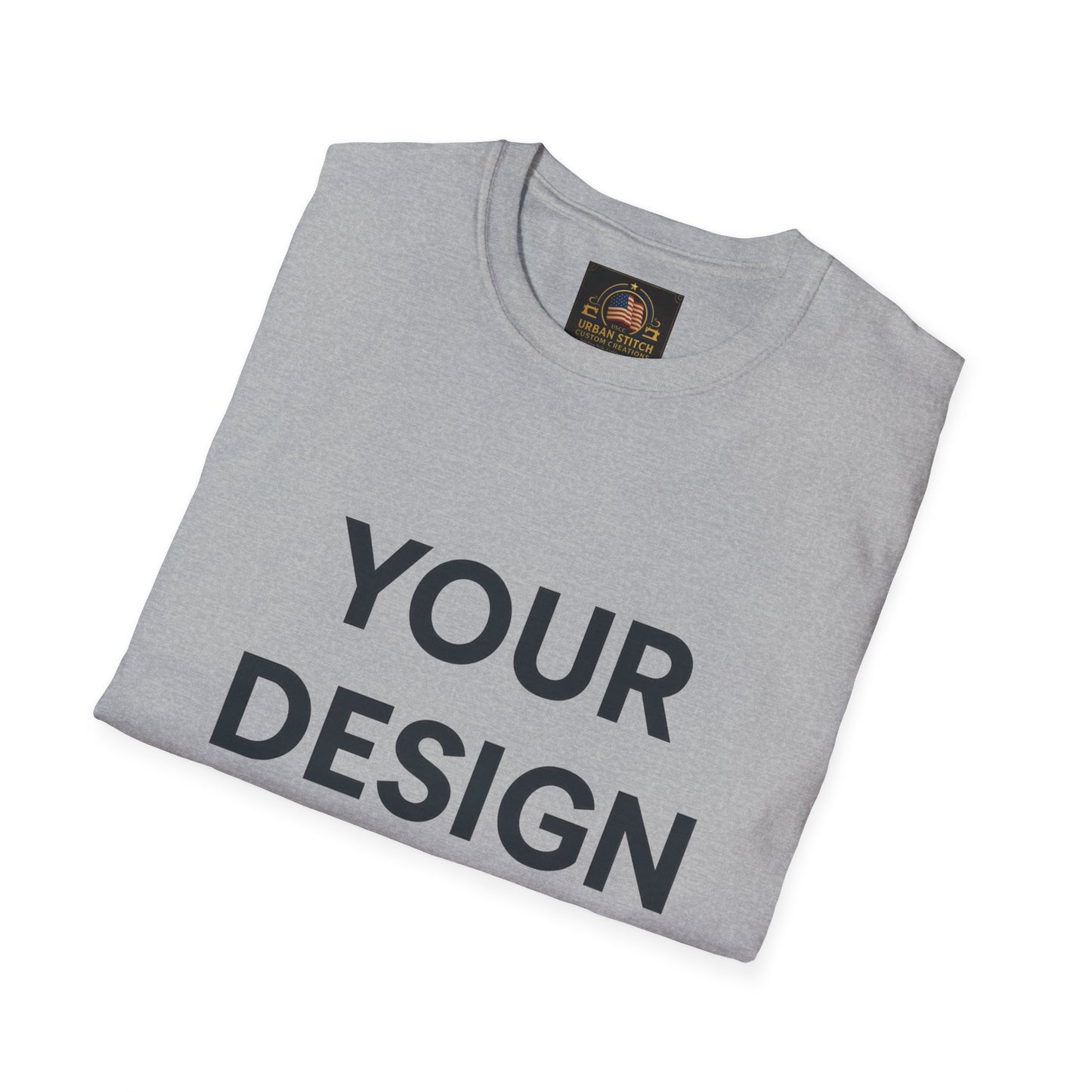 Custom Gildan 64000 Softstyle T-Shirt Personalized Unisex Tee Premium Cotton Blend Shirt for Men & Women Custom Logo, Text, or Design