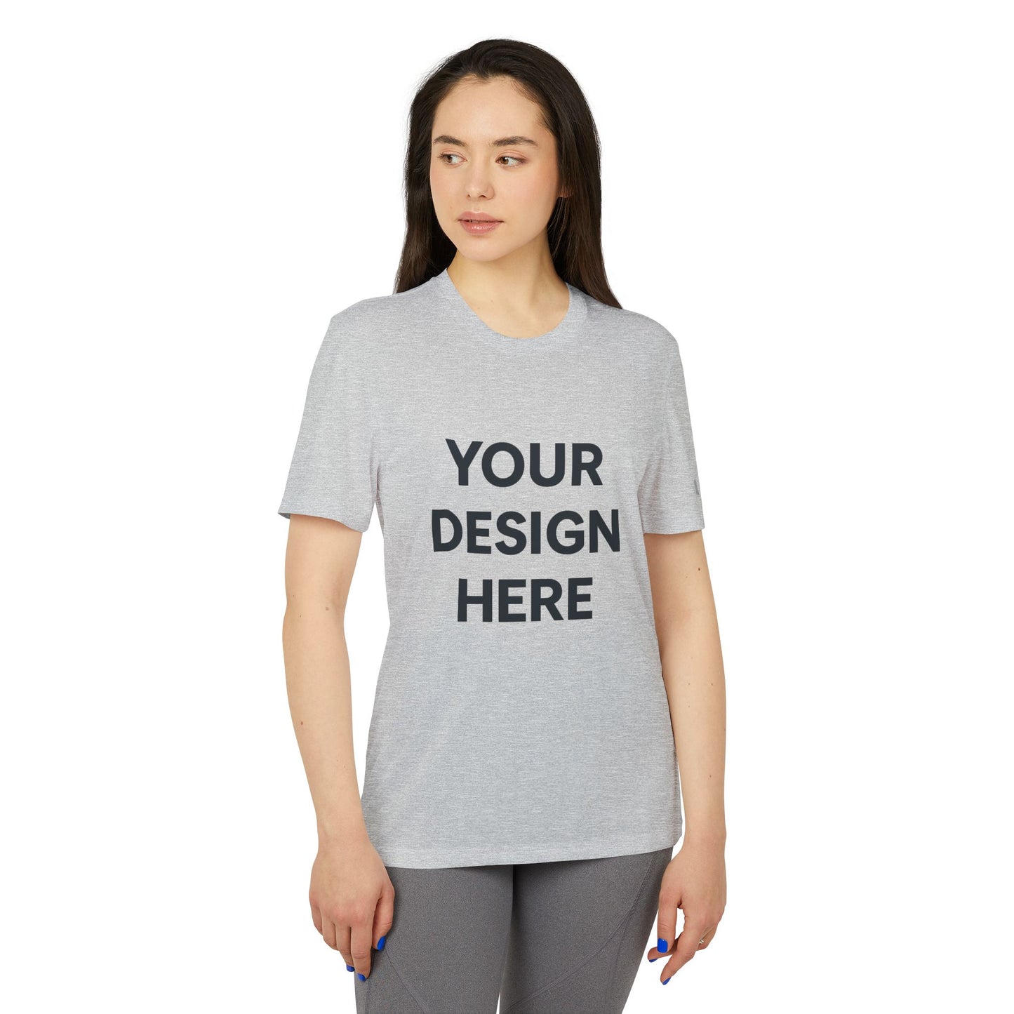Custom Adidas A376 Sport T-Shirt Personalized Performance Tee Moisture-Wicking Athletic Shirt Custom Logo or Text Unisex Training & Teamwear