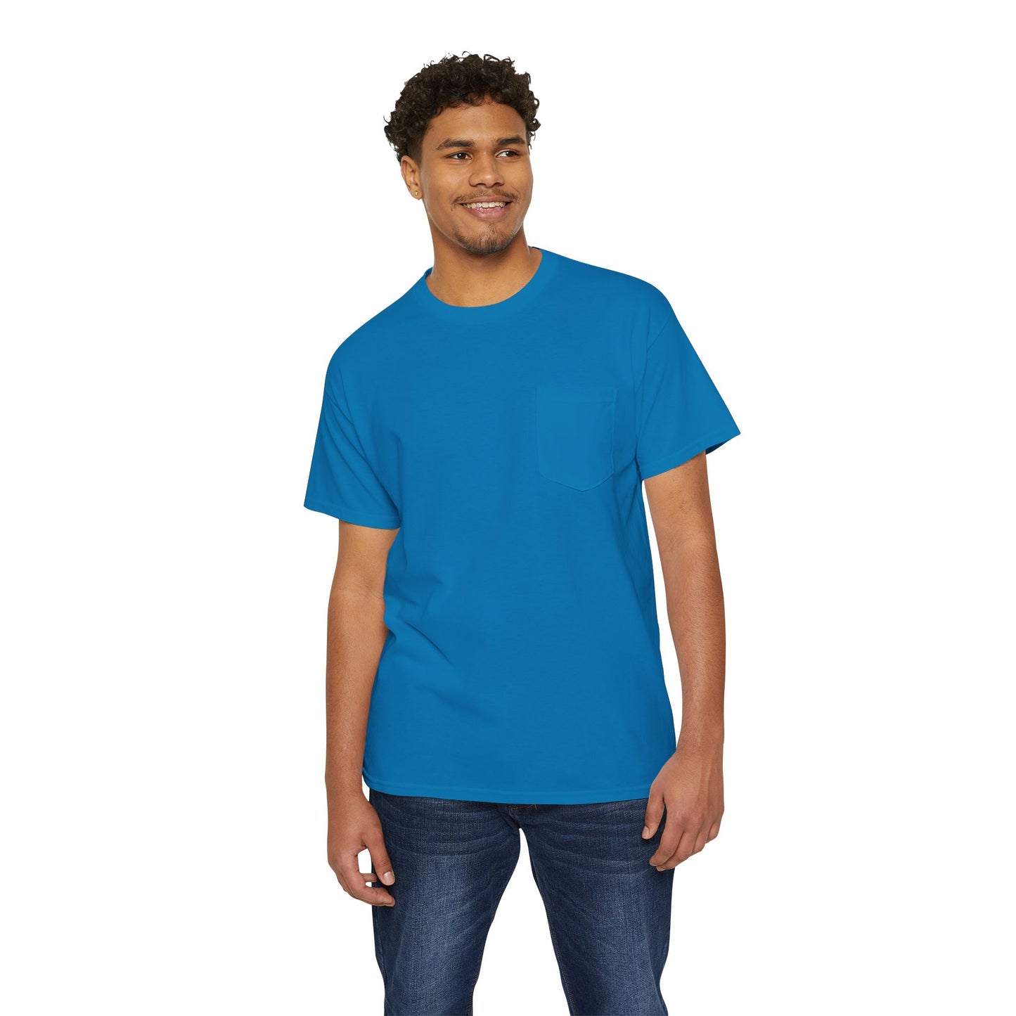 Custom Gildan 5300 Pocket T-Shirt Personalized Heavy Cotton Tee Custom Logo or Text Unisex Pocket Tee for Work, Events & Everyday Wear