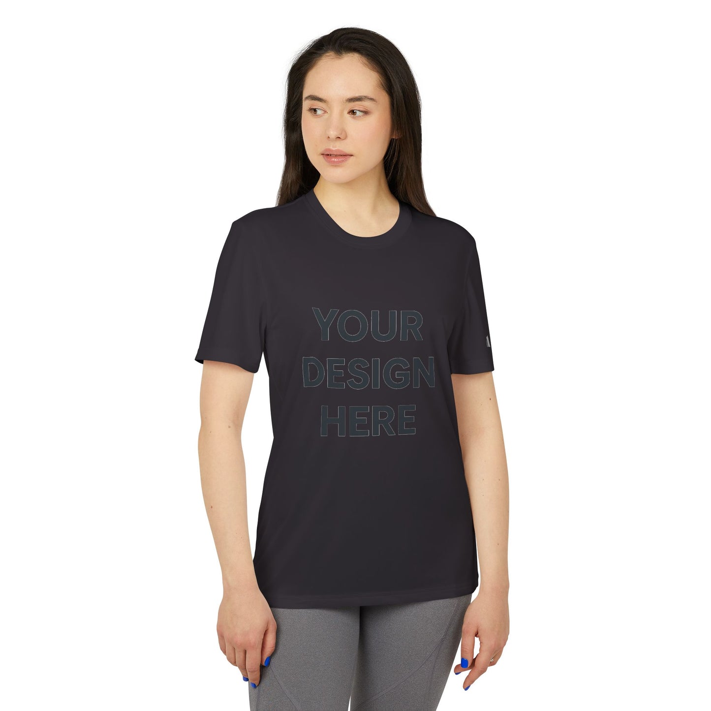 Custom Adidas A376 Sport T-Shirt Personalized Performance Tee Moisture-Wicking Athletic Shirt Custom Logo or Text Unisex Training & Teamwear