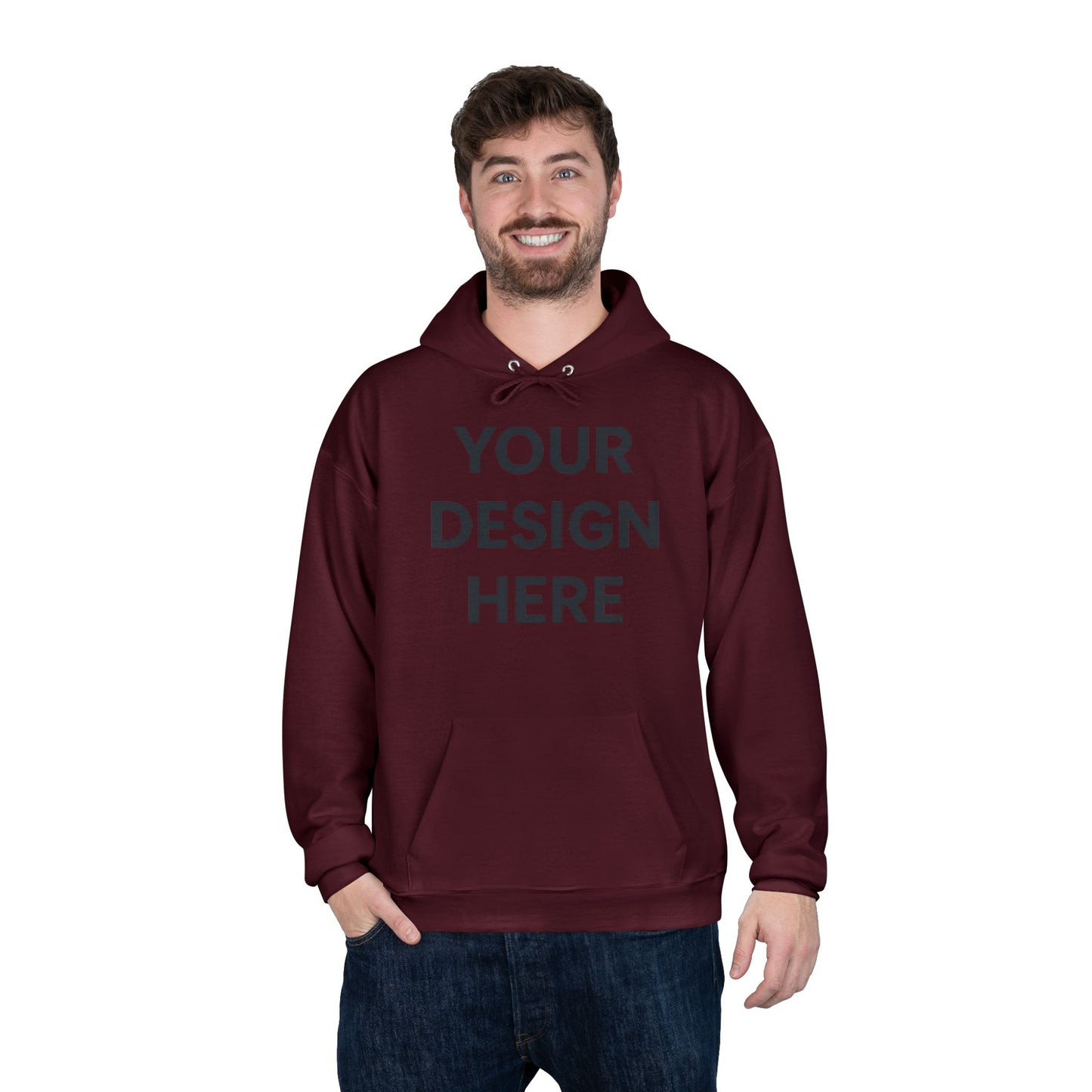 Custom Personalizable Hanes P170 EcoSmart Pullover Hoodie Sweatshirt Unisex Recycled Fleece Hoodie Sustainable Custom Hoodie with Logo or Name