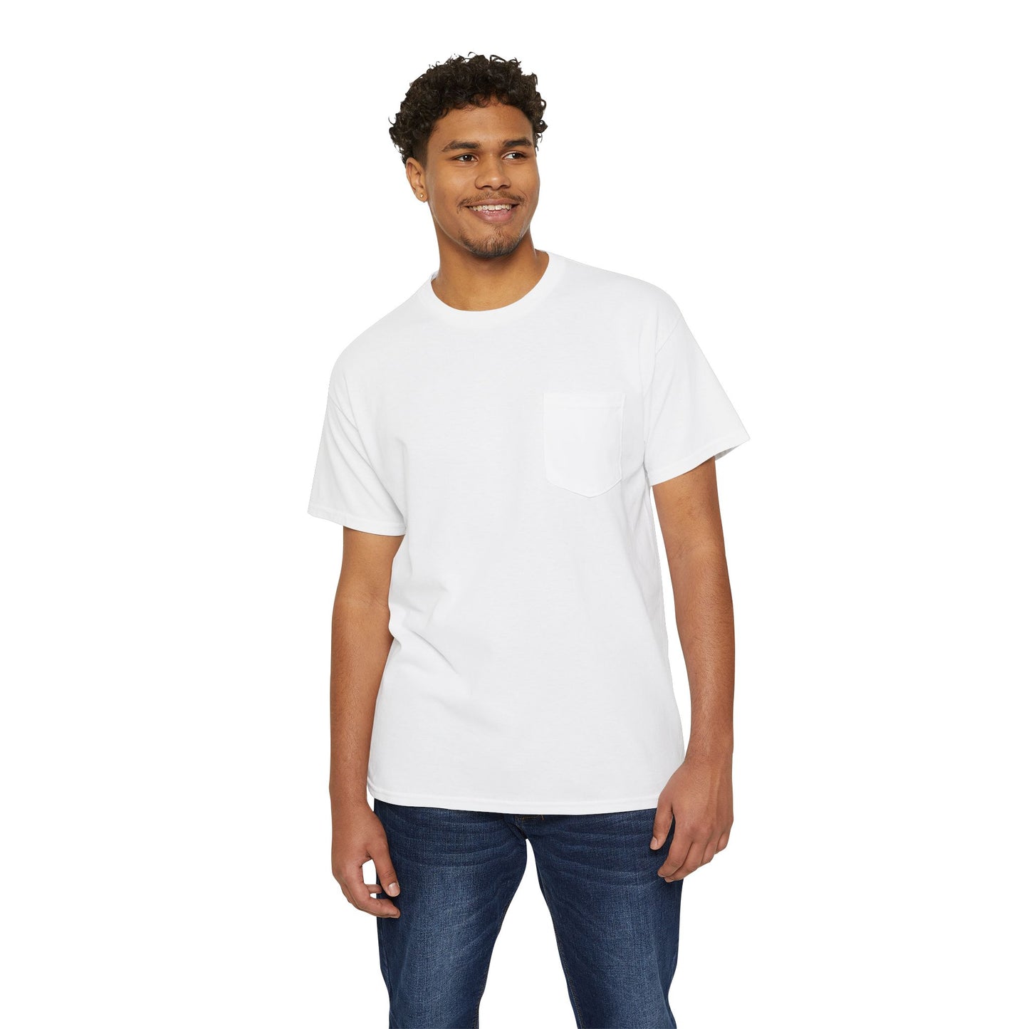Custom Gildan 5300 Pocket T-Shirt Personalized Heavy Cotton Tee Custom Logo or Text Unisex Pocket Tee for Work, Events & Everyday Wear