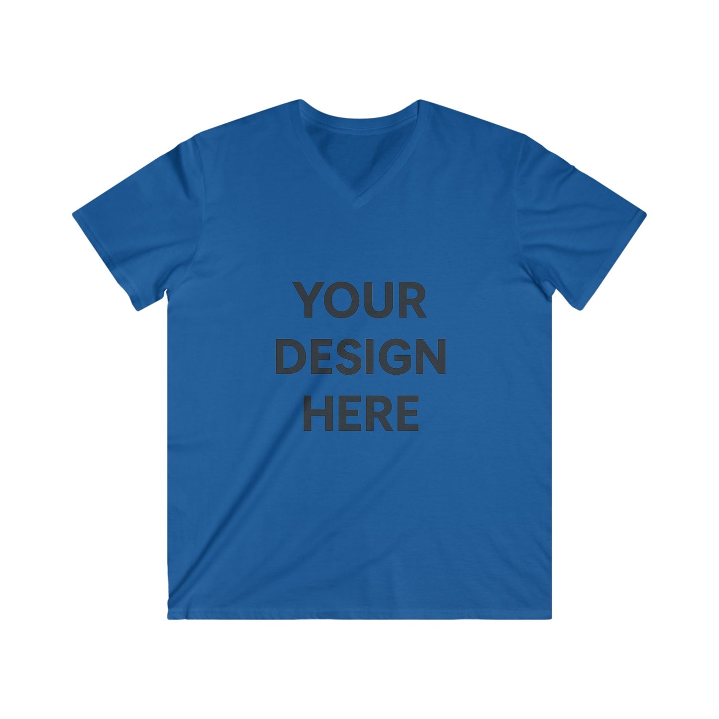 Custom Gildan 64V00 V-Neck T-Shirt Personalized Softstyle Cotton Tee Unisex Short Sleeve Shirt Custom Logo, Text, or Design