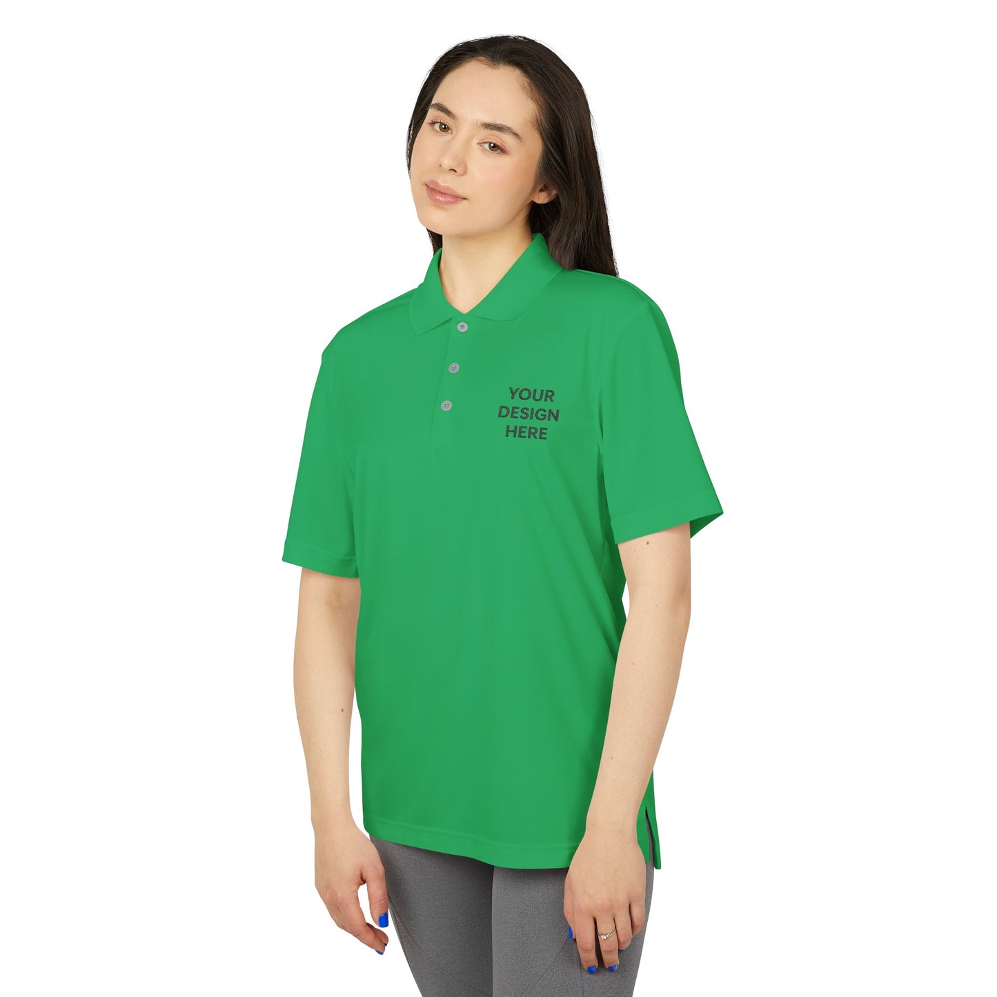 Custom Adidas A230 Polo Shirt Personalized Performance Polo for Men & Women Moisture-Wicking Golf & Work Shirt Custom Logo Embroidery