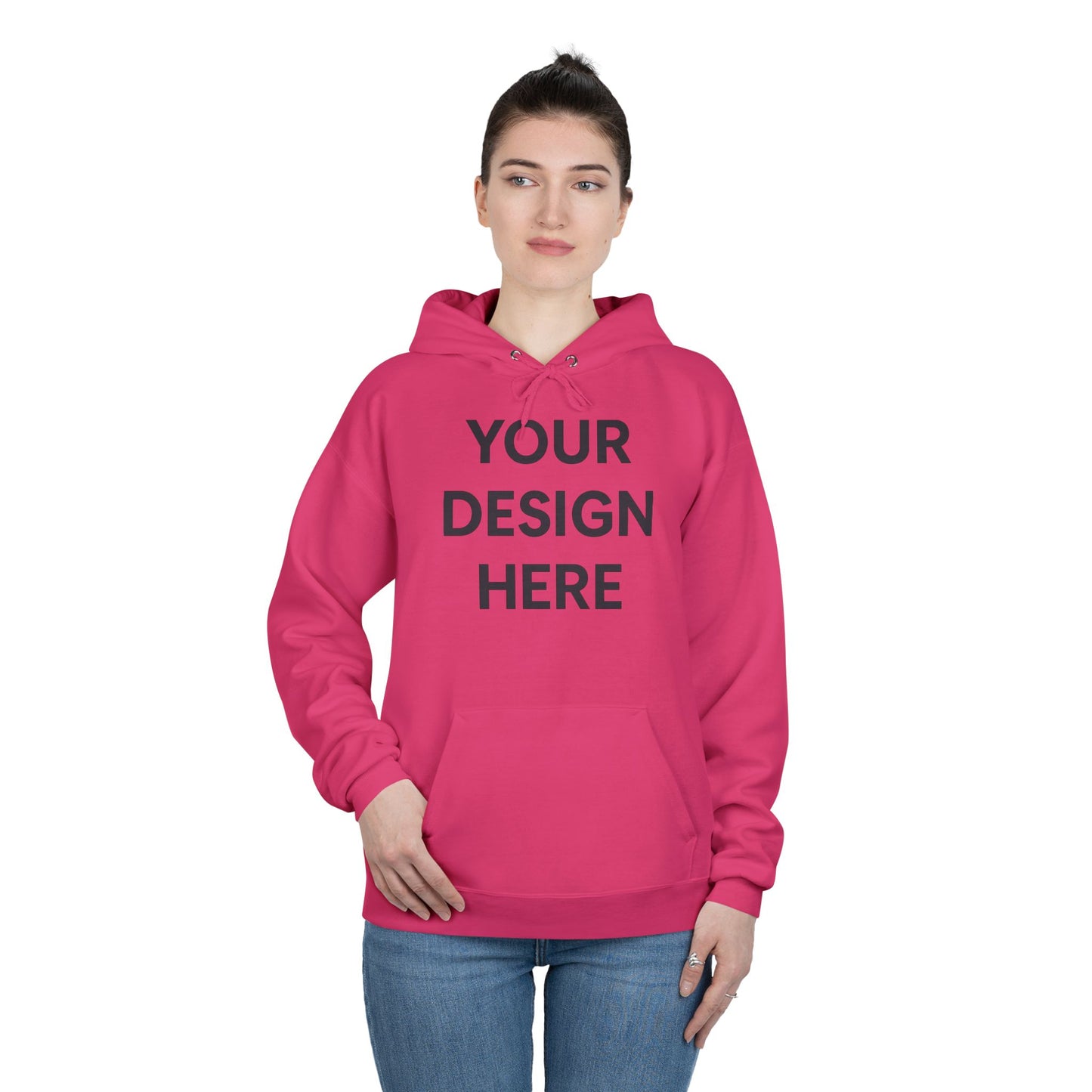 Custom Personalizable Hanes P170 EcoSmart Pullover Hoodie Sweatshirt Unisex Recycled Fleece Hoodie Sustainable Custom Hoodie with Logo or Name