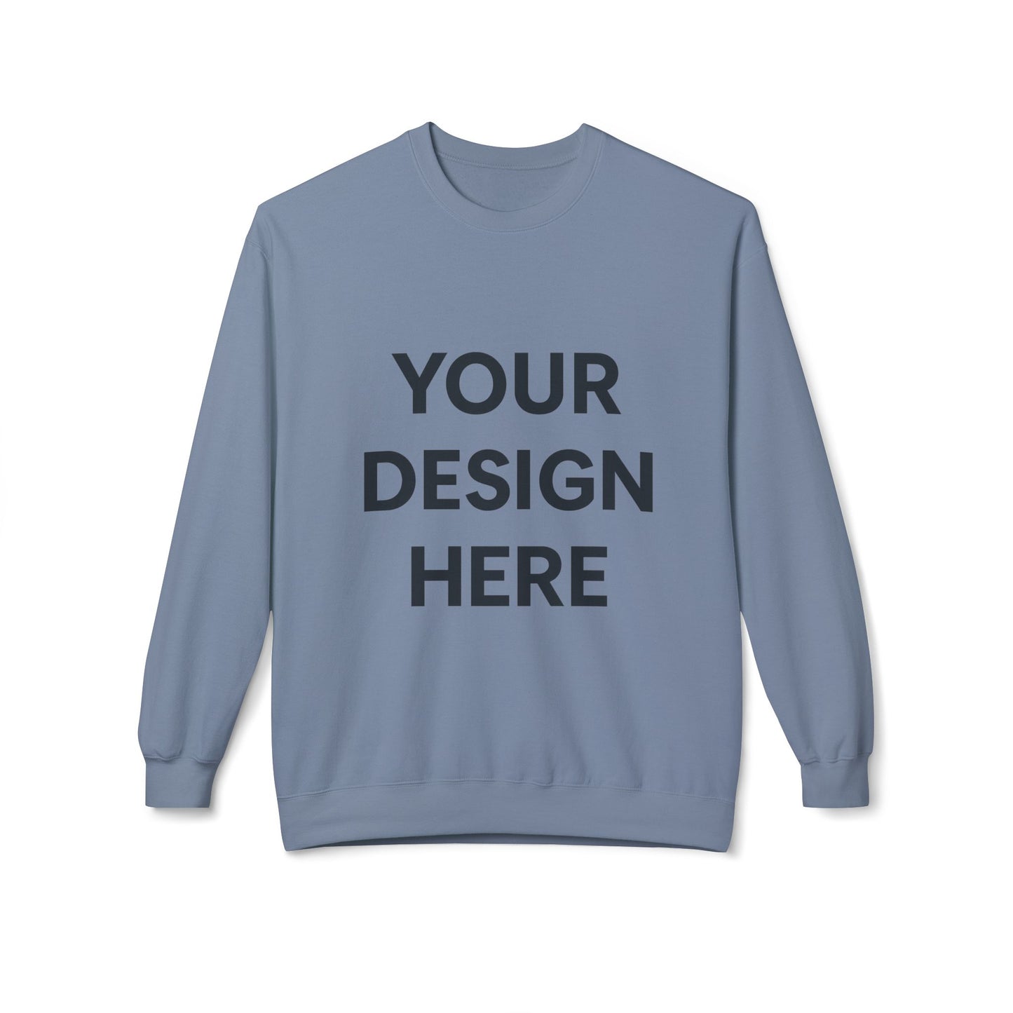 Cozy Customizable Crewneck Sweatshirt - Personalized Gift for Him/Her, Perfect for Fall/Winter, Unique Holiday Gifts, DIY Design
