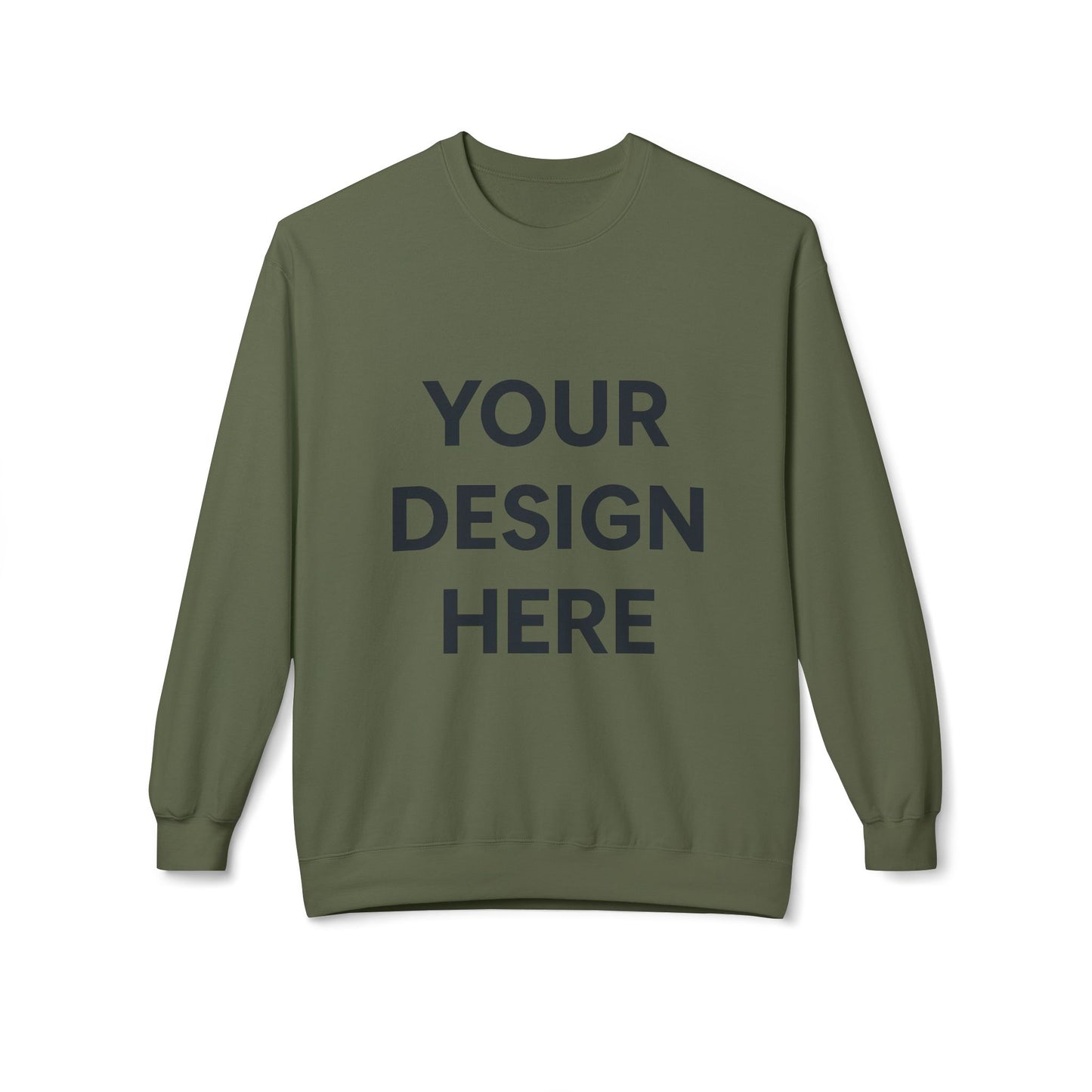 Cozy Customizable Crewneck Sweatshirt - Personalized Gift for Him/Her, Perfect for Fall/Winter, Unique Holiday Gifts, DIY Design