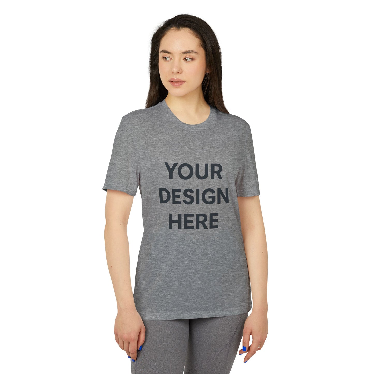 Custom Adidas A376 Sport T-Shirt Personalized Performance Tee Moisture-Wicking Athletic Shirt Custom Logo or Text Unisex Training & Teamwear