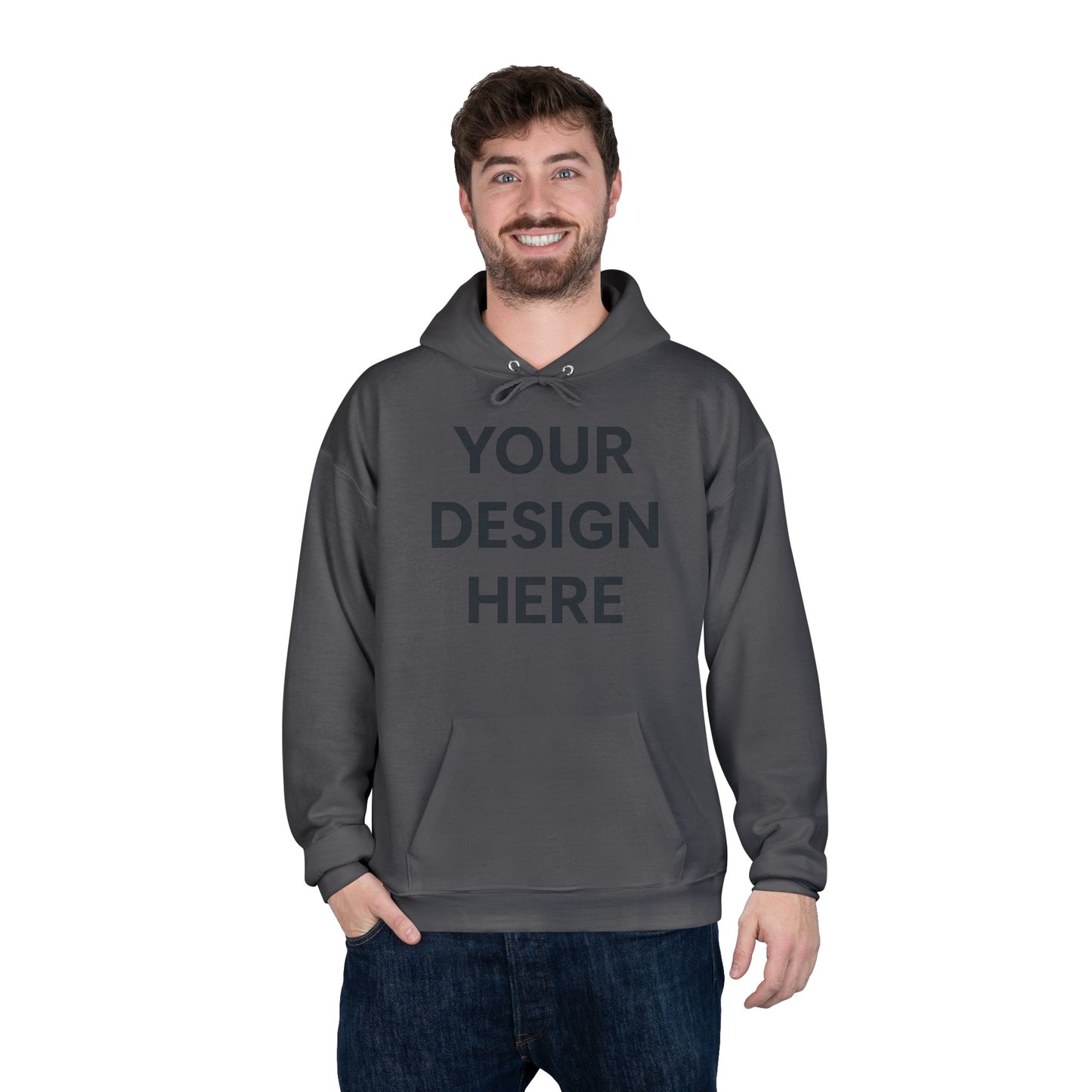 Custom Personalizable Hanes P170 EcoSmart Pullover Hoodie Sweatshirt Unisex Recycled Fleece Hoodie Sustainable Custom Hoodie with Logo or Name