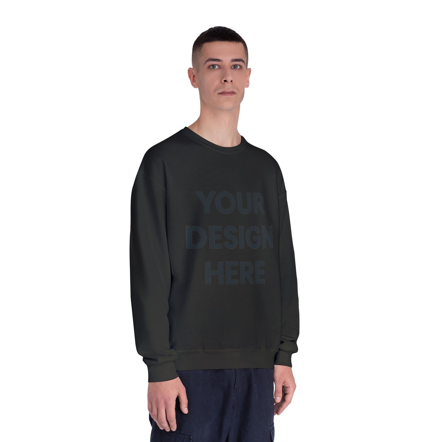 Custom Jerzees 562MR NuBlend Crewneck Sweatshirt Personalized Fleece Pullover Custom Logo, Text, or Design Soft Midweight Unisex Sweatshirt