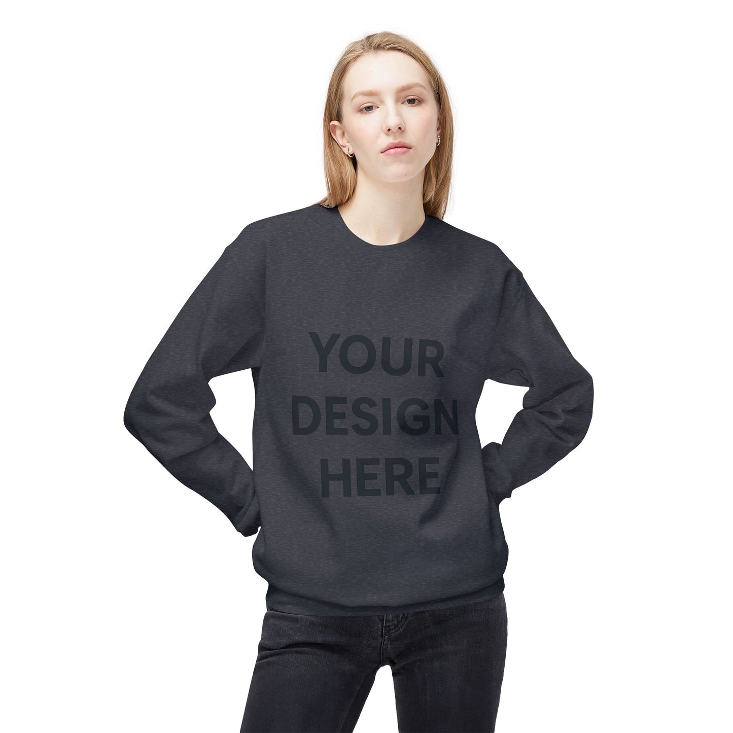 Cozy Customizable Crewneck Sweatshirt - Personalized Gift for Him/Her, Perfect for Fall/Winter, Unique Holiday Gifts, DIY Design