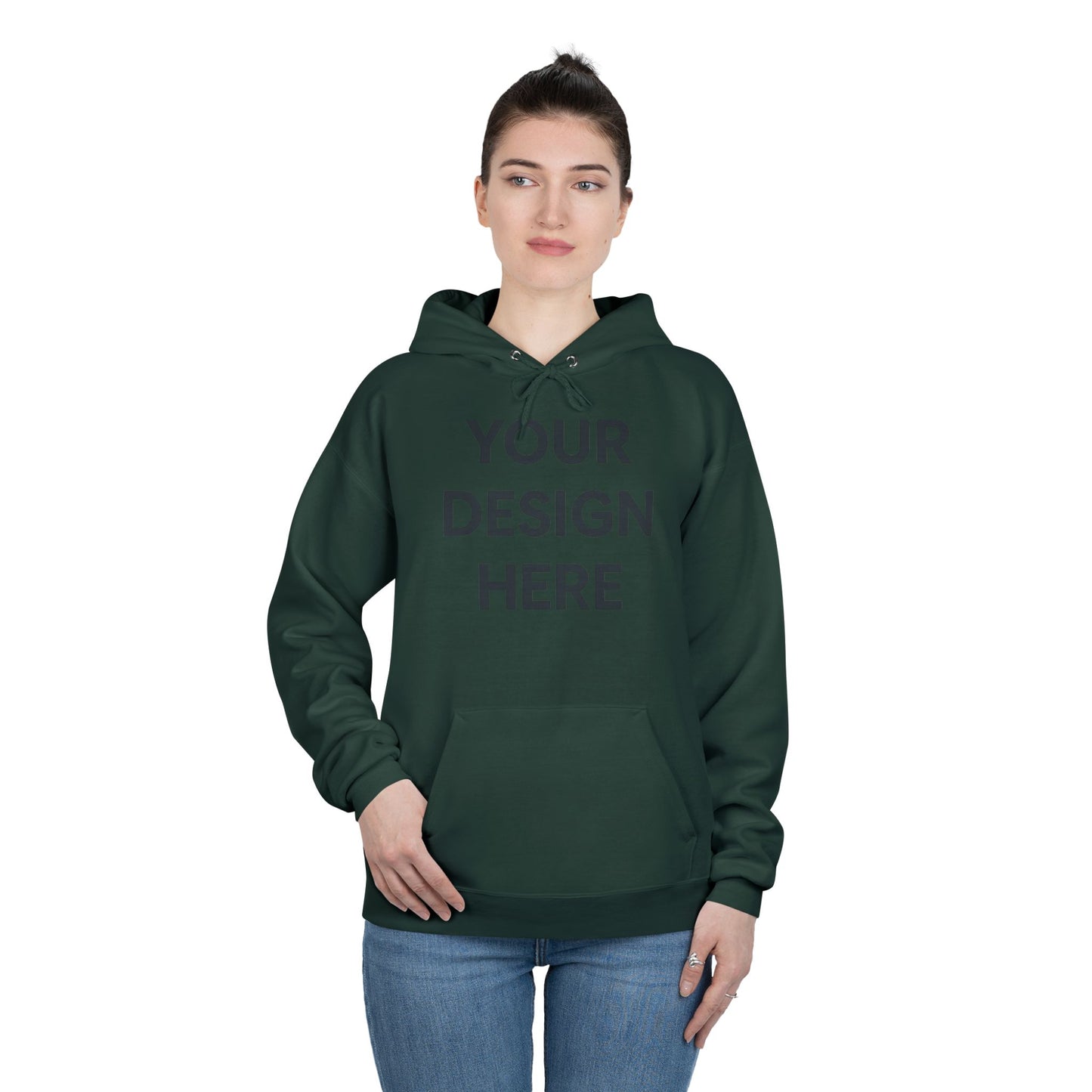 Custom Personalizable Hanes P170 EcoSmart Pullover Hoodie Sweatshirt Unisex Recycled Fleece Hoodie Sustainable Custom Hoodie with Logo or Name
