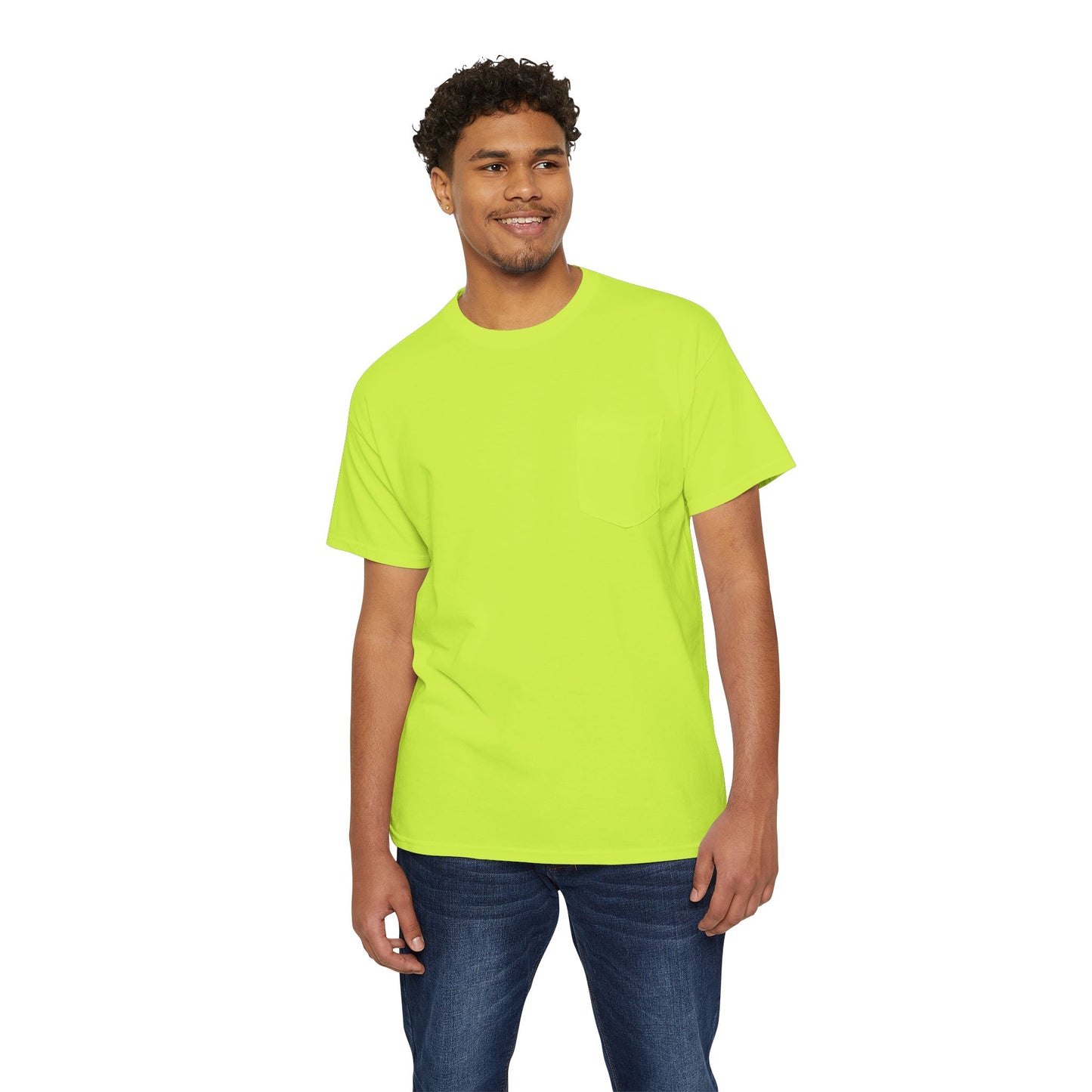 Custom Gildan 5300 Pocket T-Shirt Personalized Heavy Cotton Tee Custom Logo or Text Unisex Pocket Tee for Work, Events & Everyday Wear