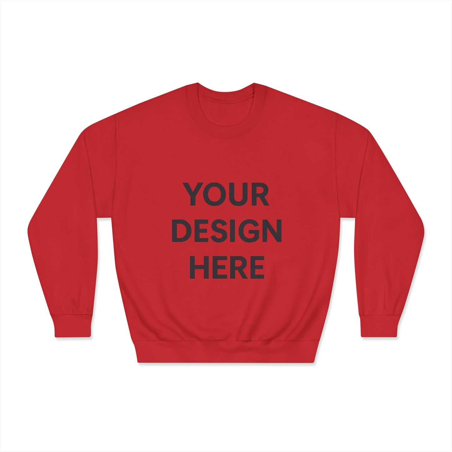 Custom Gildan 12000 DryBlend Crewneck Sweatshirt Personalized Moisture-Wicking Fleece Pullover Custom Logo, Text, or Design Unisex Cotton-Poly Sweatshirt