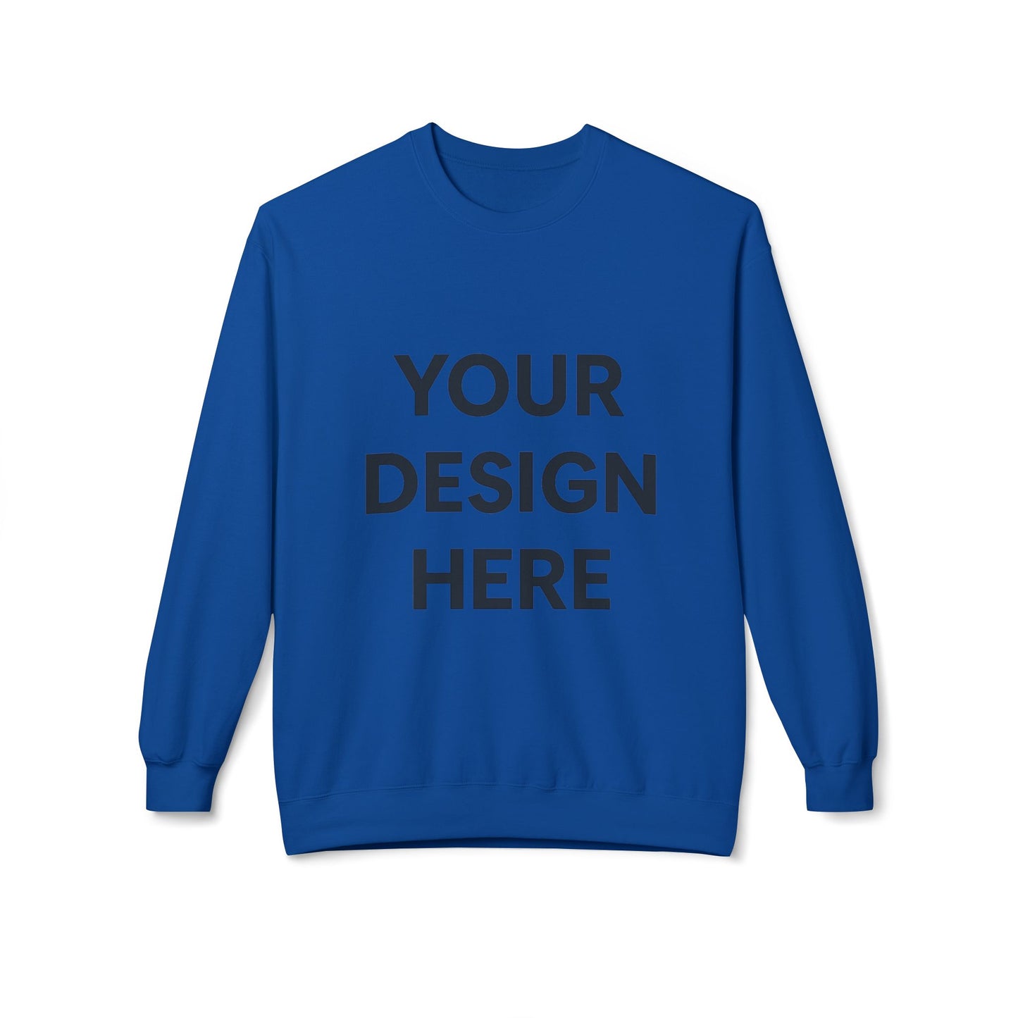 Cozy Customizable Crewneck Sweatshirt - Personalized Gift for Him/Her, Perfect for Fall/Winter, Unique Holiday Gifts, DIY Design