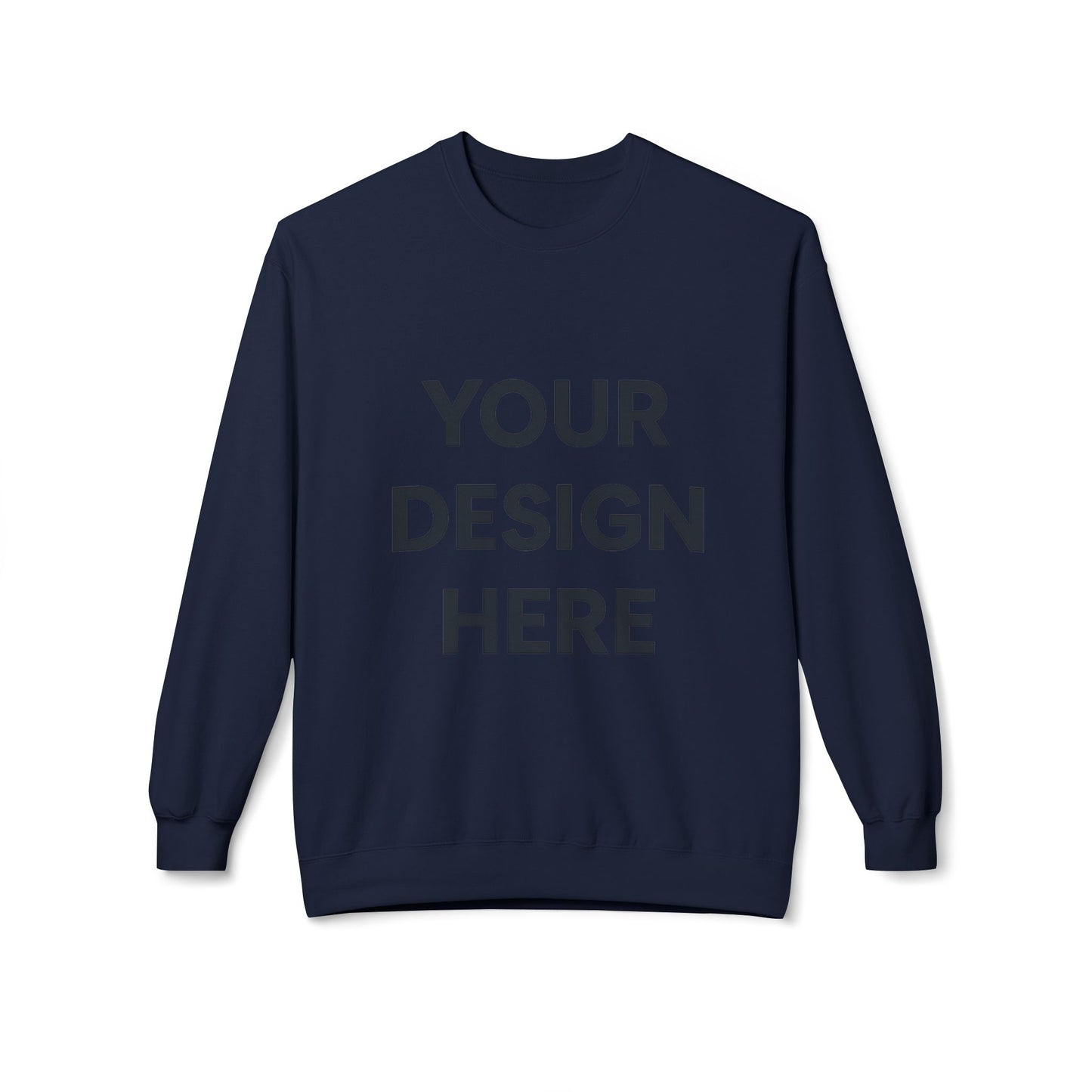 Cozy Customizable Crewneck Sweatshirt - Personalized Gift for Him/Her, Perfect for Fall/Winter, Unique Holiday Gifts, DIY Design