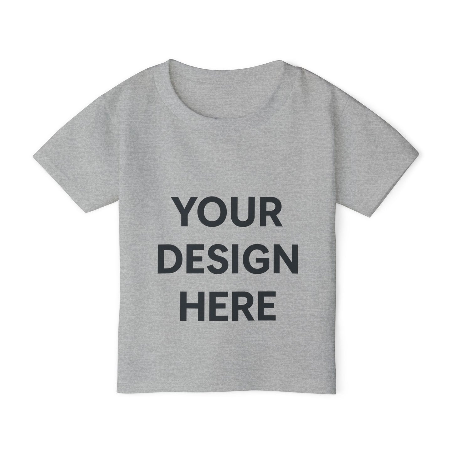 Custom Gildan 5100P Toddler T-Shirt Personalized Heavy Cotton Kids Tee Custom Name, Logo or Design Soft Durable Preshrunk Cotton Shirt