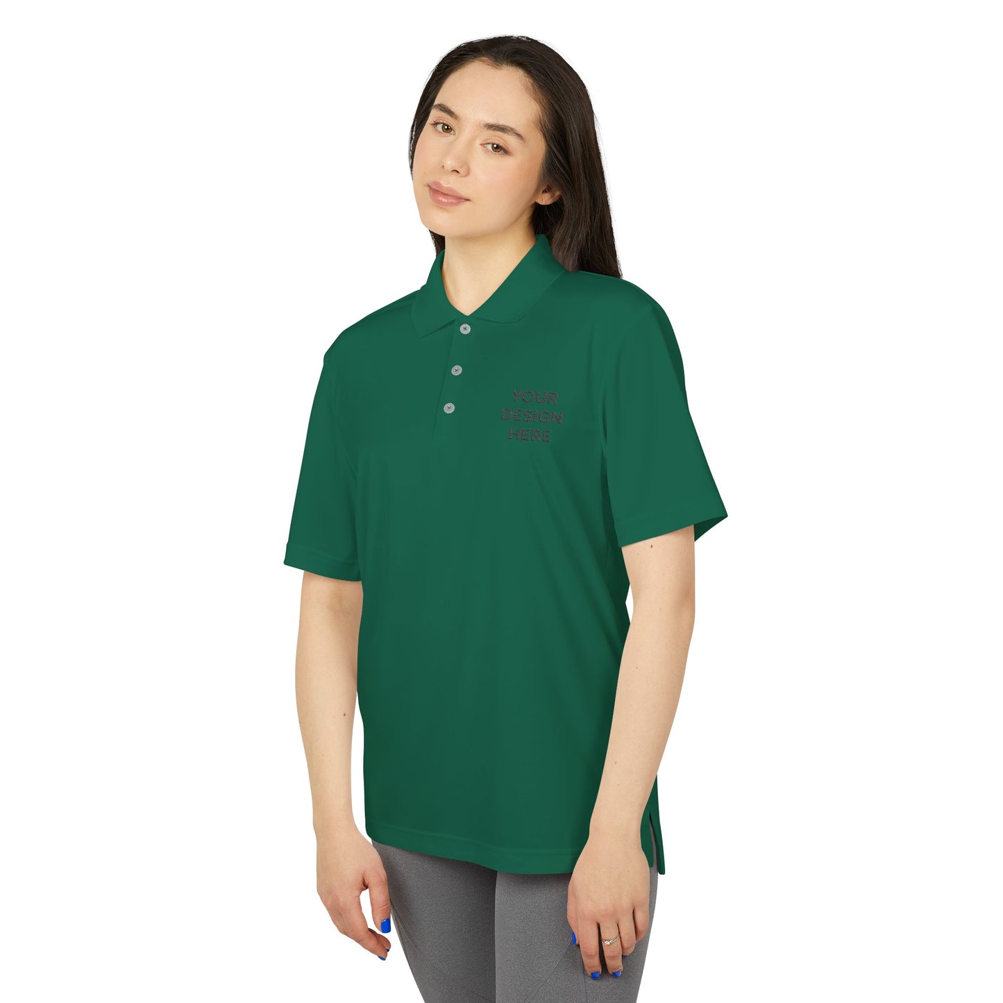 Custom Adidas A230 Polo Shirt Personalized Performance Polo for Men & Women Moisture-Wicking Golf & Work Shirt Custom Logo Embroidery