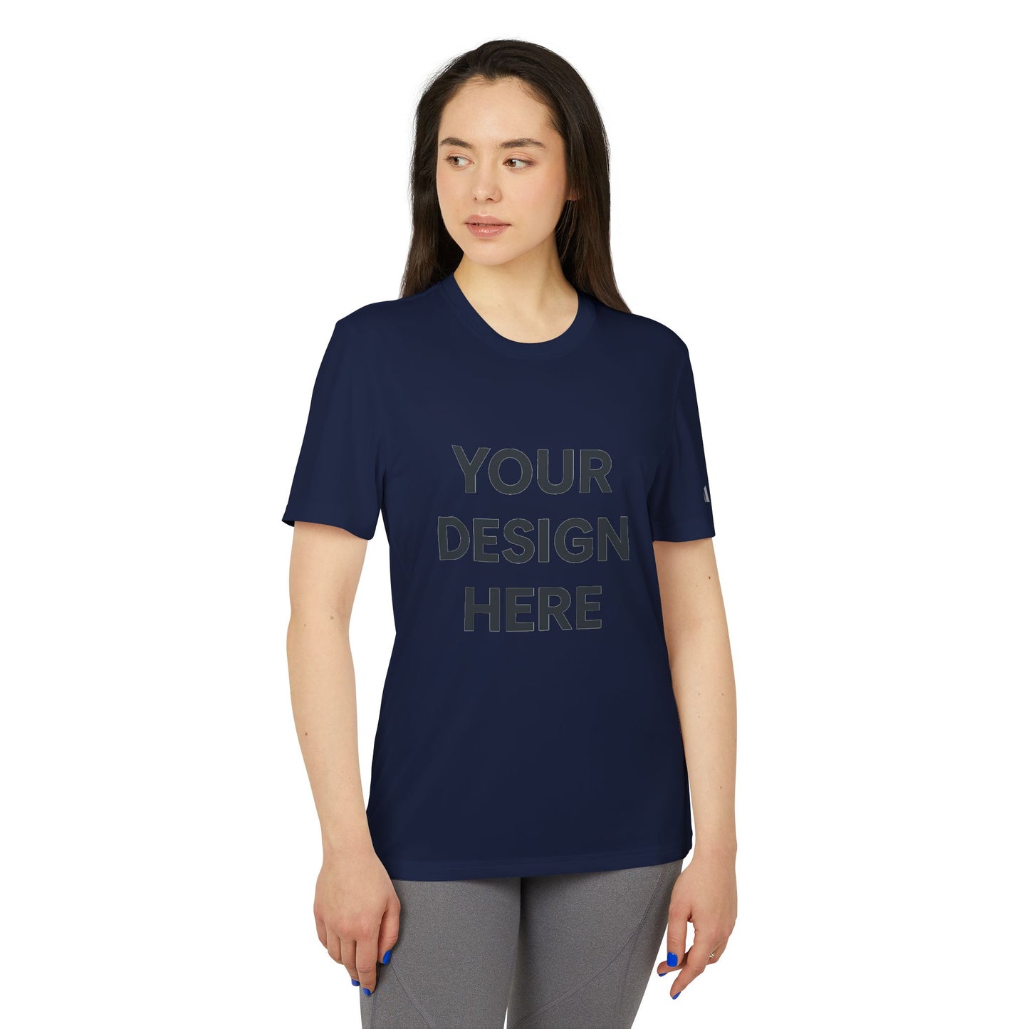 Custom Adidas A376 Sport T-Shirt Personalized Performance Tee Moisture-Wicking Athletic Shirt Custom Logo or Text Unisex Training & Teamwear
