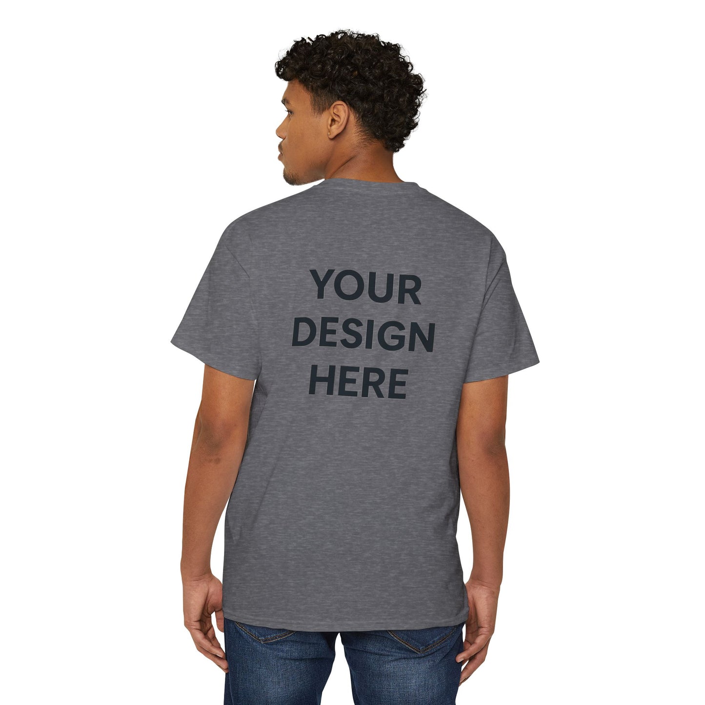 Custom Gildan 5300 Pocket T-Shirt Personalized Heavy Cotton Tee Custom Logo or Text Unisex Pocket Tee for Work, Events & Everyday Wear