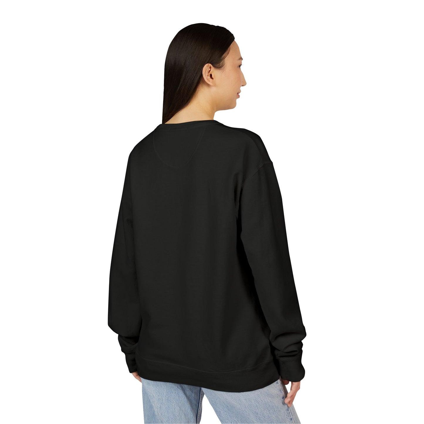 Custom Hanes GDH400 ComfortWash Crewneck Sweatshirt Personalized Garment-Dyed Fleece Pullover Vintage Soft Cotton Blend Custom Logo, Text, or Design