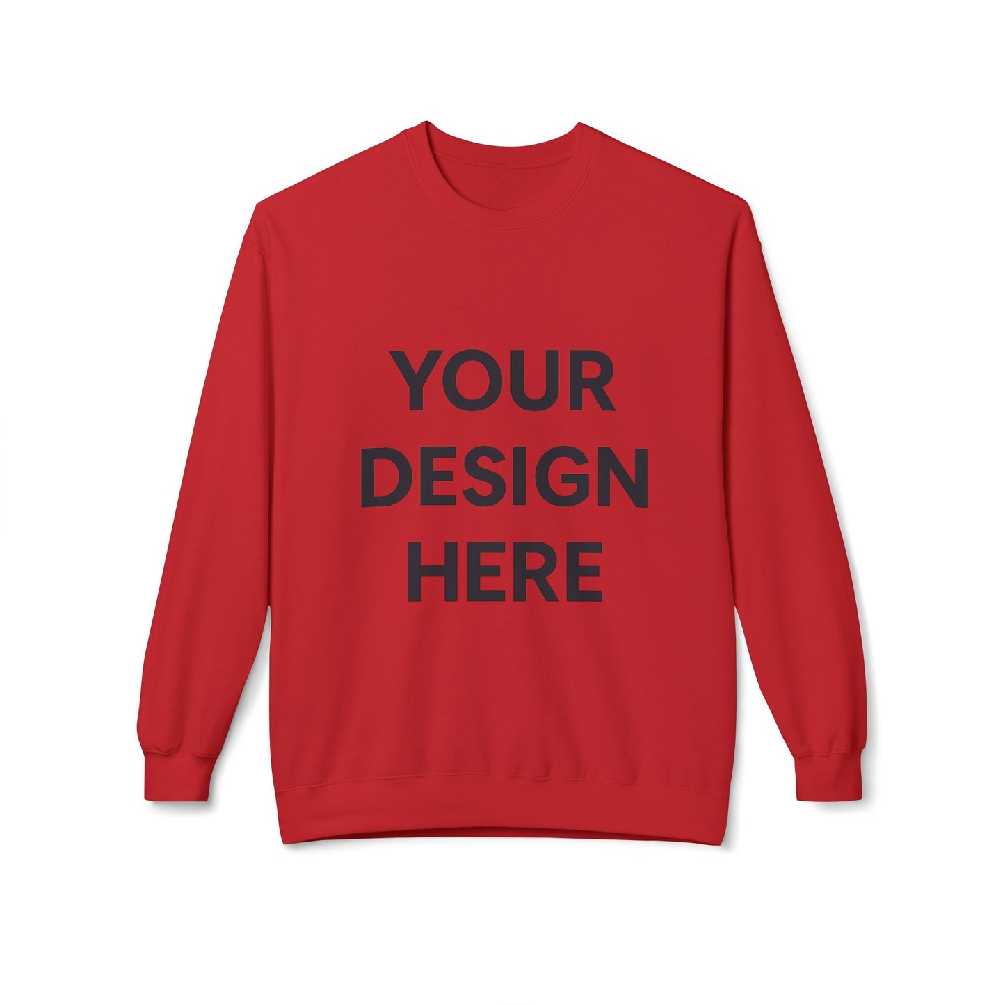 Cozy Customizable Crewneck Sweatshirt - Personalized Gift for Him/Her, Perfect for Fall/Winter, Unique Holiday Gifts, DIY Design